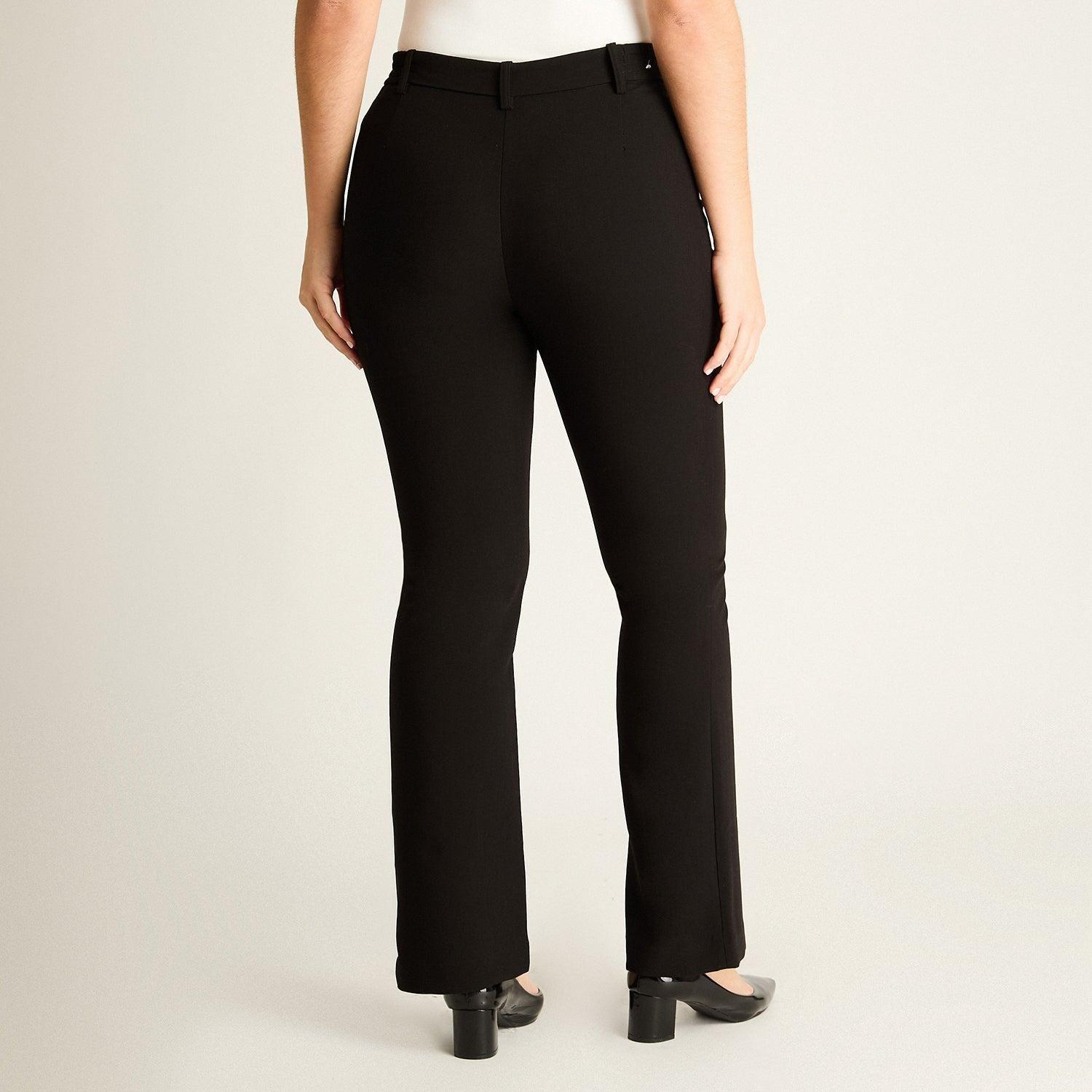 Pantalón Formal Negro Recto-1