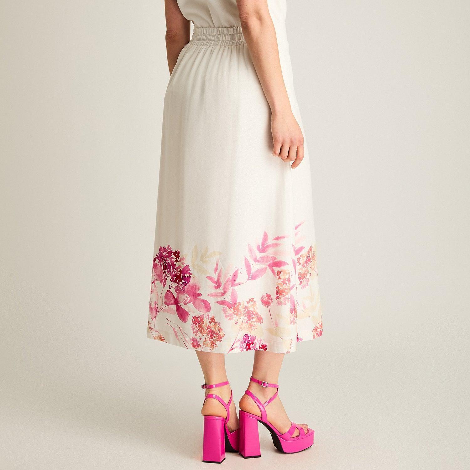 Falda Midi Crudo Floral-1