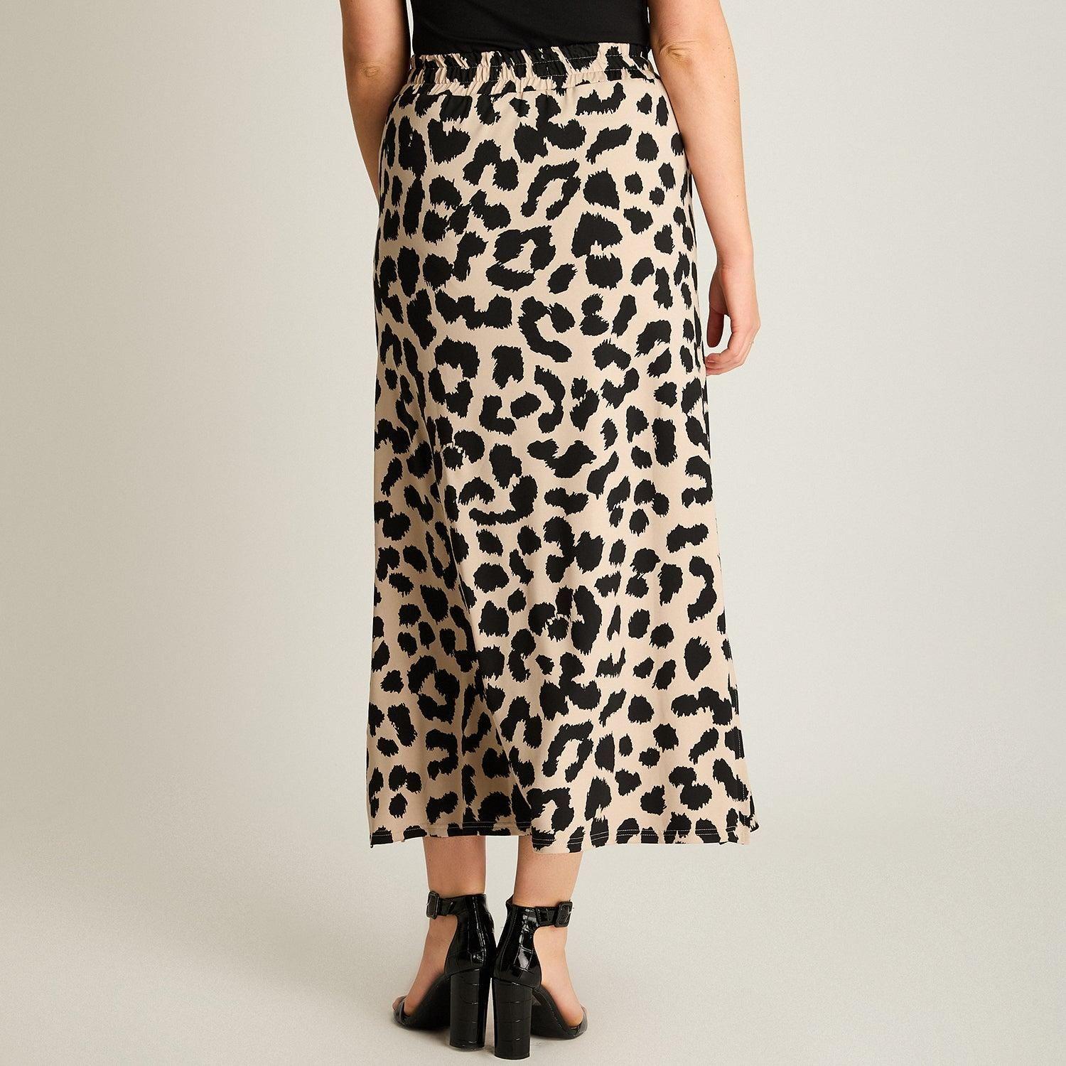 Falda Midi Animal Print Arena-1