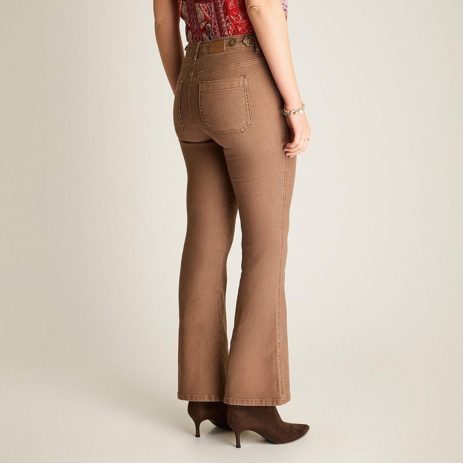 Jeans Tiro Medio Fit Flare-1