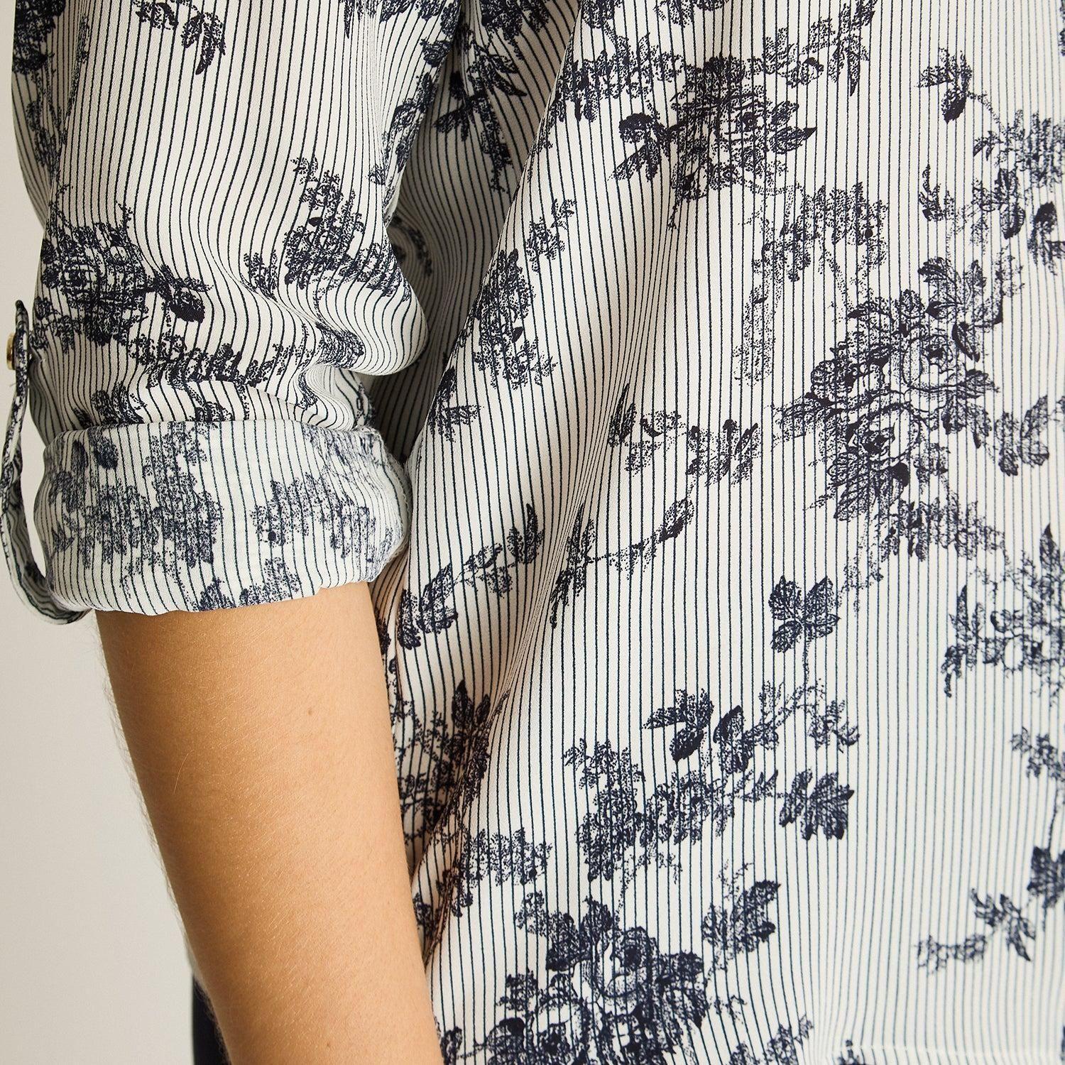 Blusa Camisera Georgette Básica-2