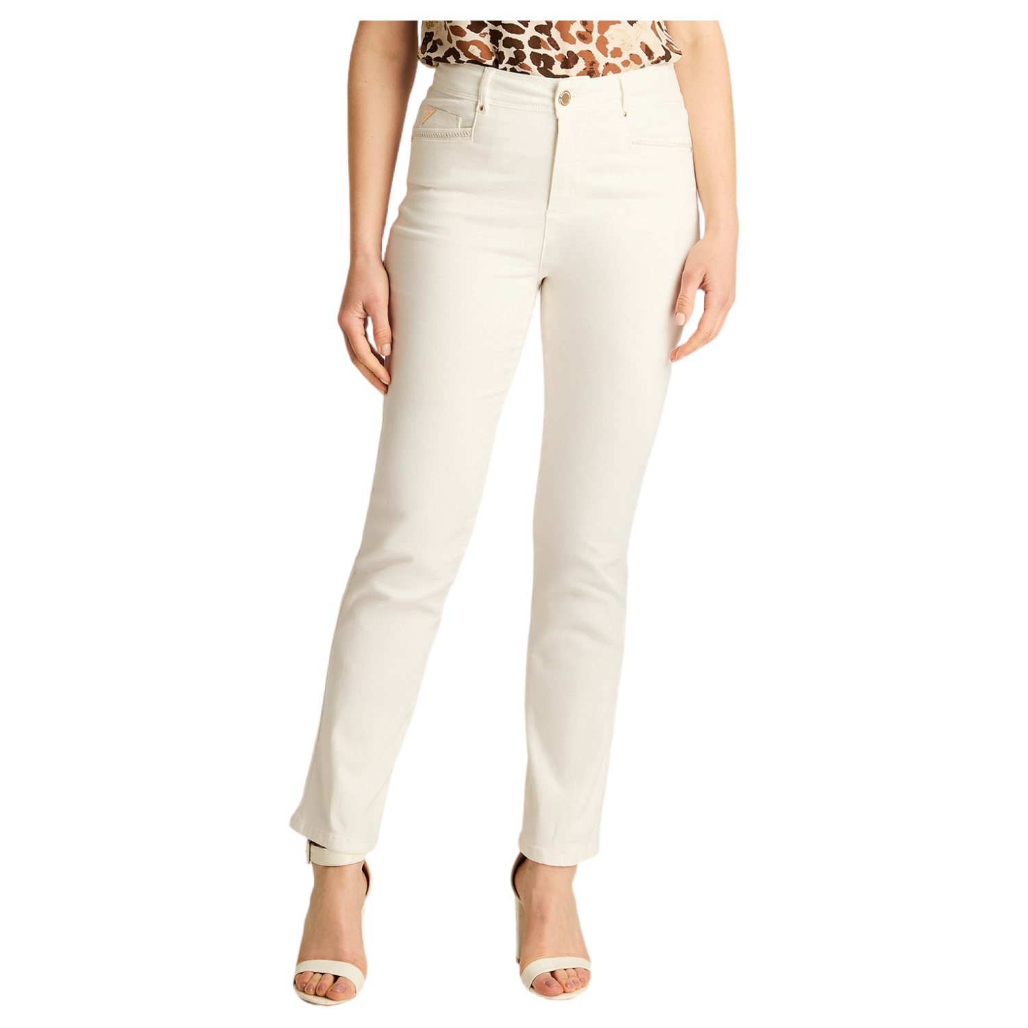 Jeans Crudo Corte Slim con Toque Stretch-0