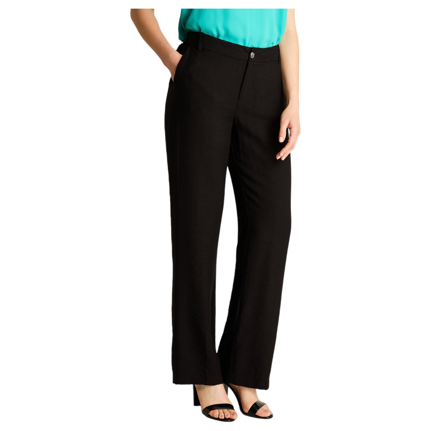 Pantalón Sport Negro Recto-0