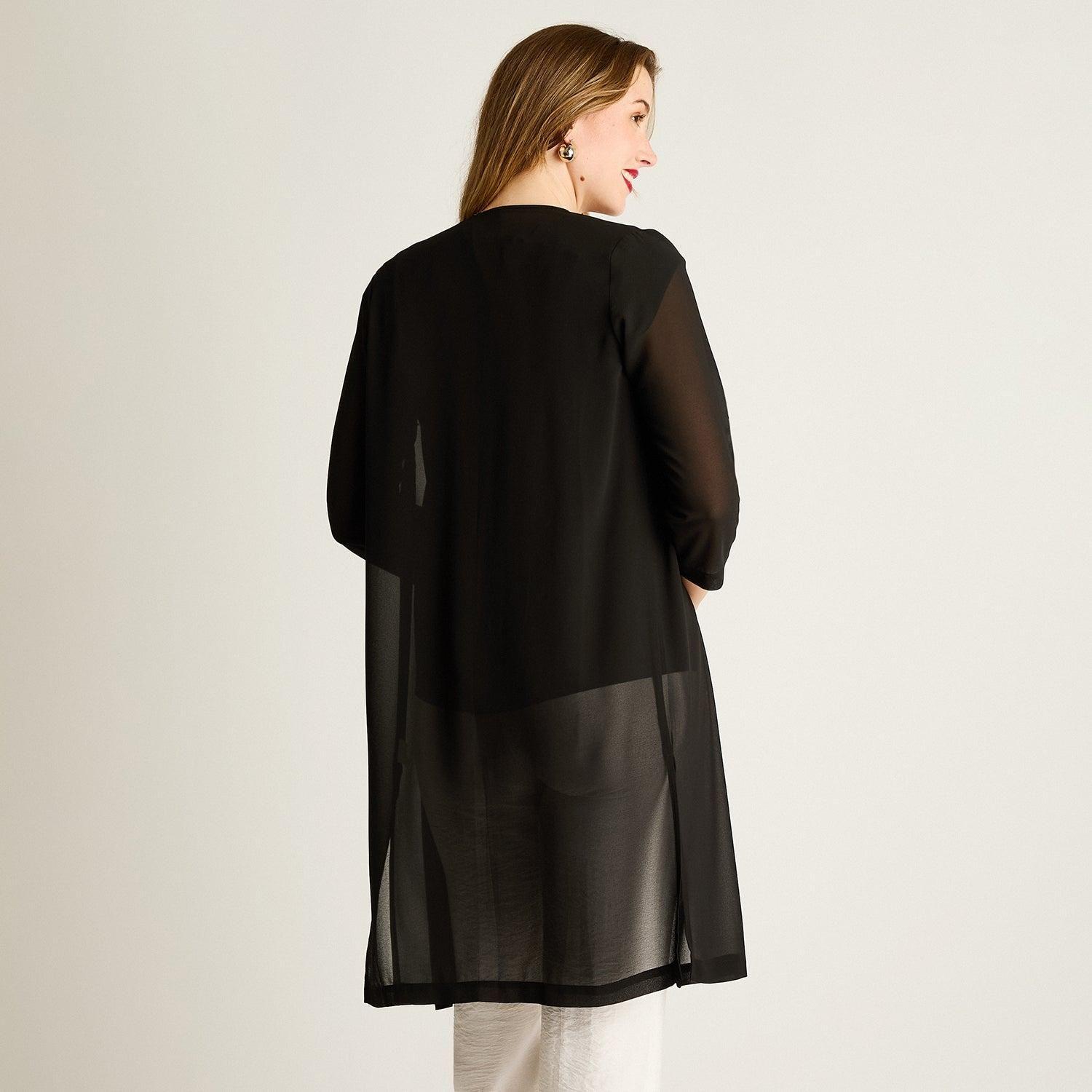 Tapado Negro Largo 3/4-1