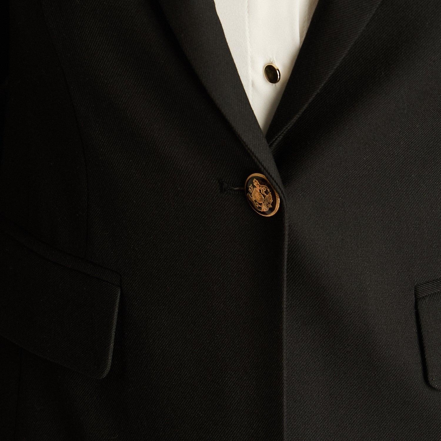 Blazer Negro Manga Larga-2