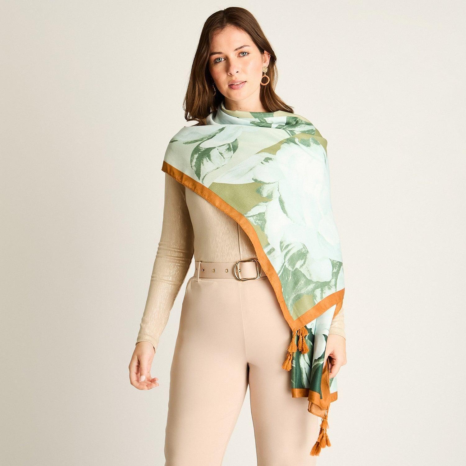 Pañuelo Verde Tropical-3