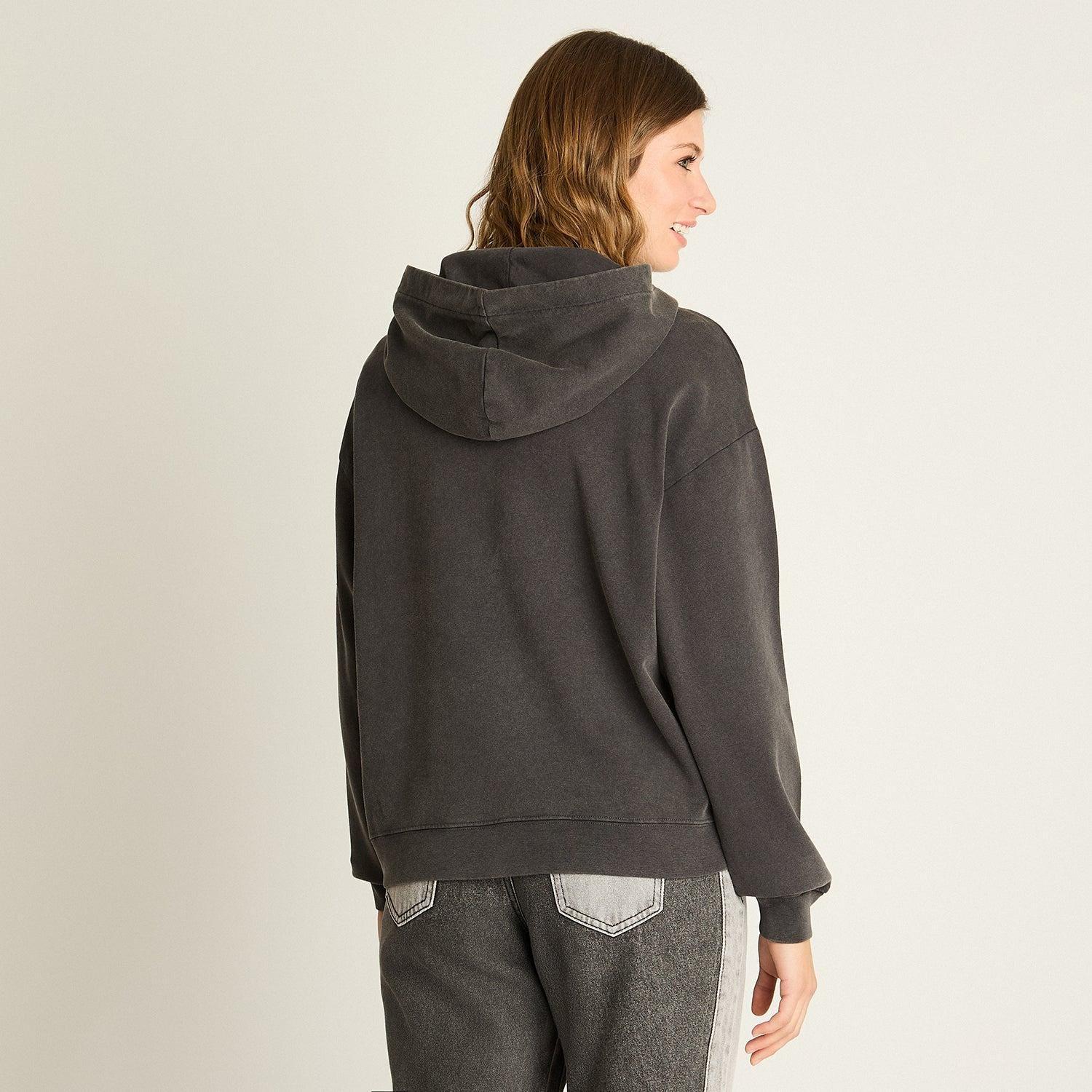 Polerón Gris con Gorro-1