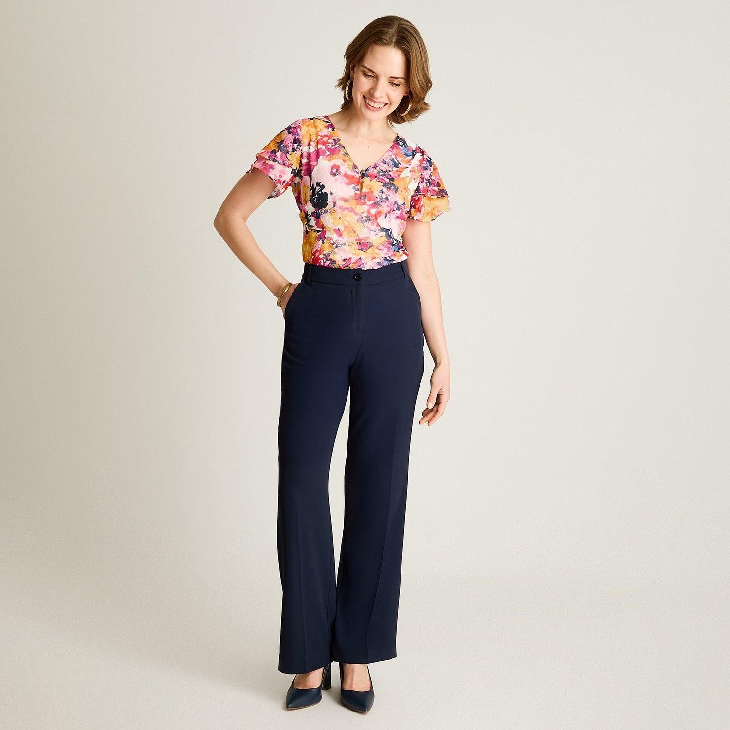 Pantalon Formal Palazzo Azul-3