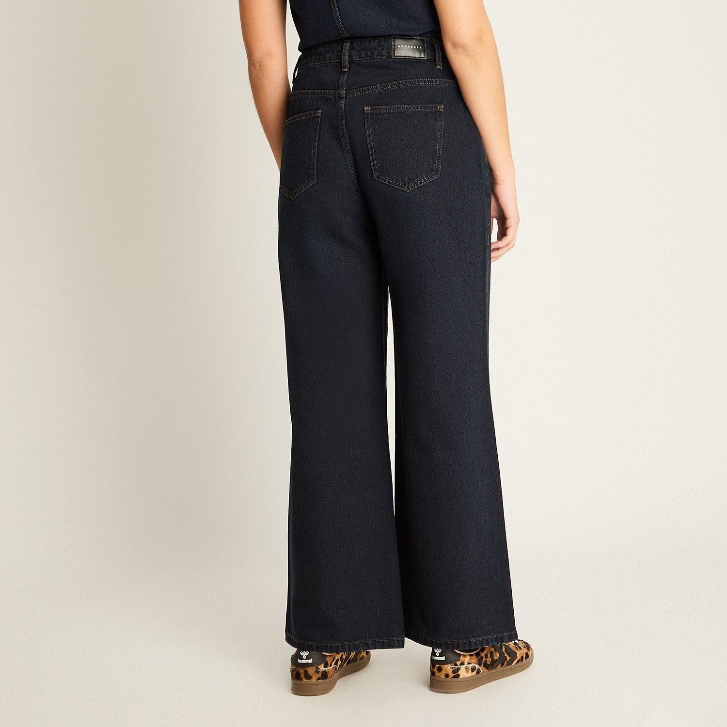 Jeans Azul Oscuro Palazzo-1