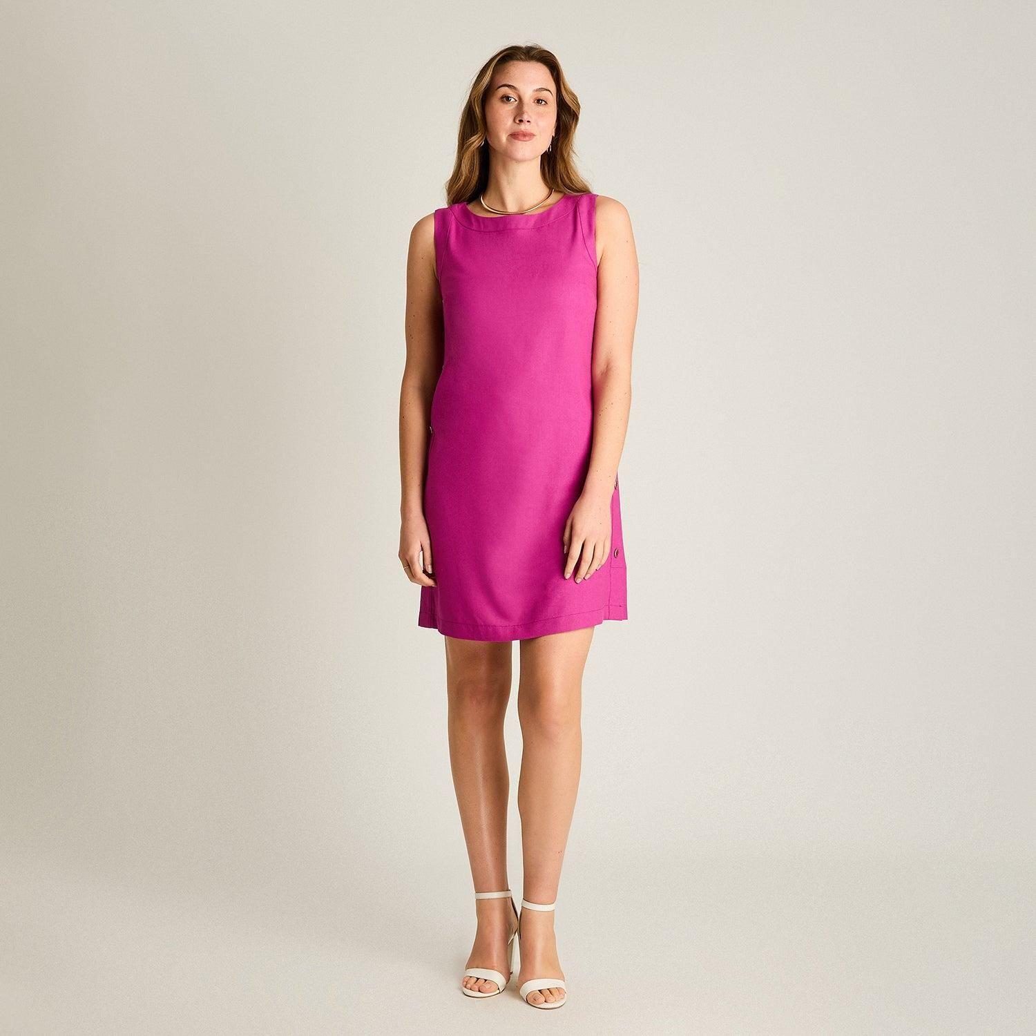 Vestido Corto Morado-3