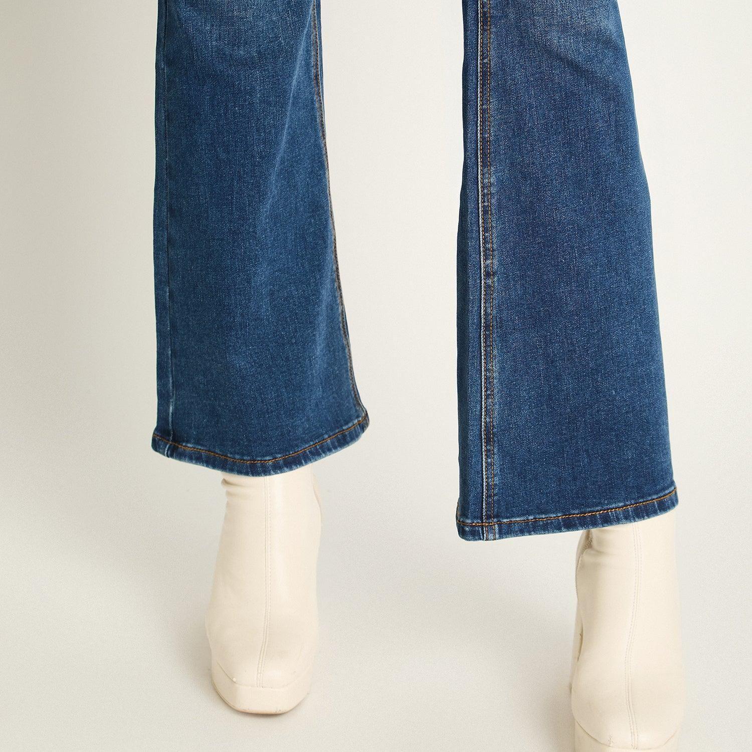 Jeans Azul Medio Flare-2