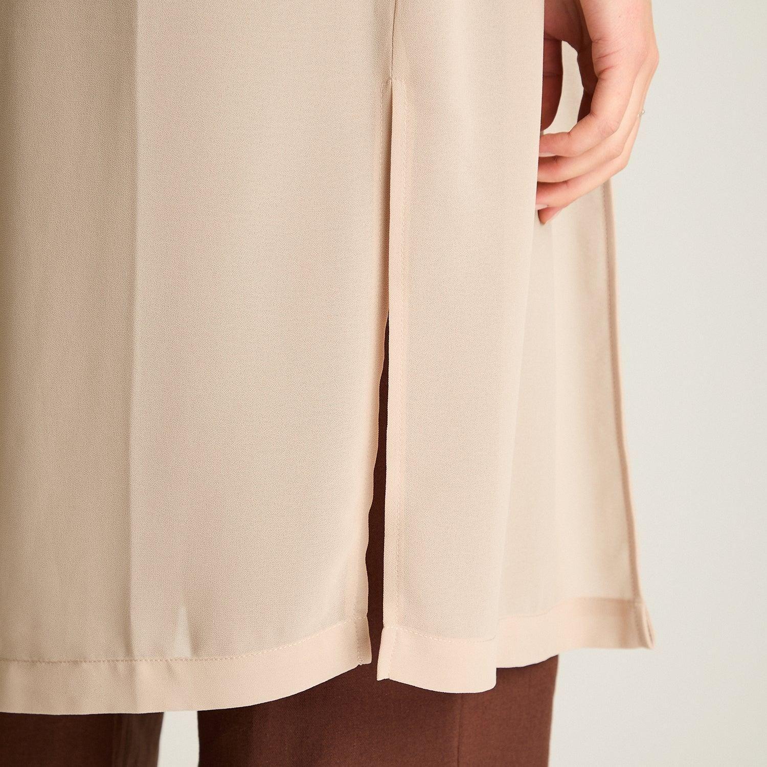 Tapado Beige Largo 3/4-1