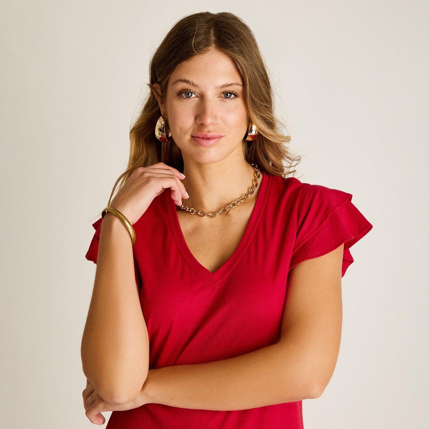 Vestido Maxi Fucsia Baja elasticidad Sin Forro Calce Ajustado-2