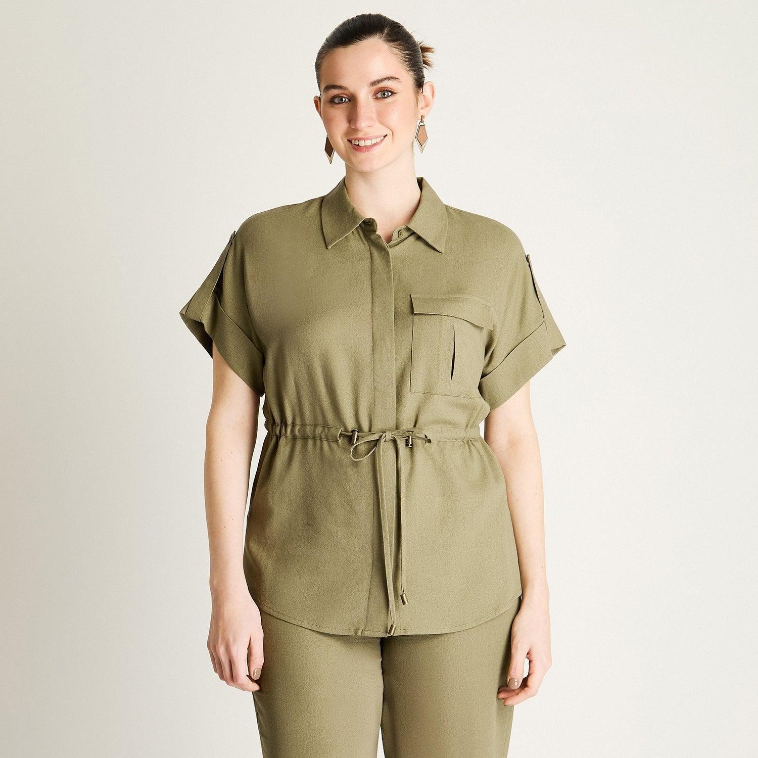 Blusa Verde Safari-0