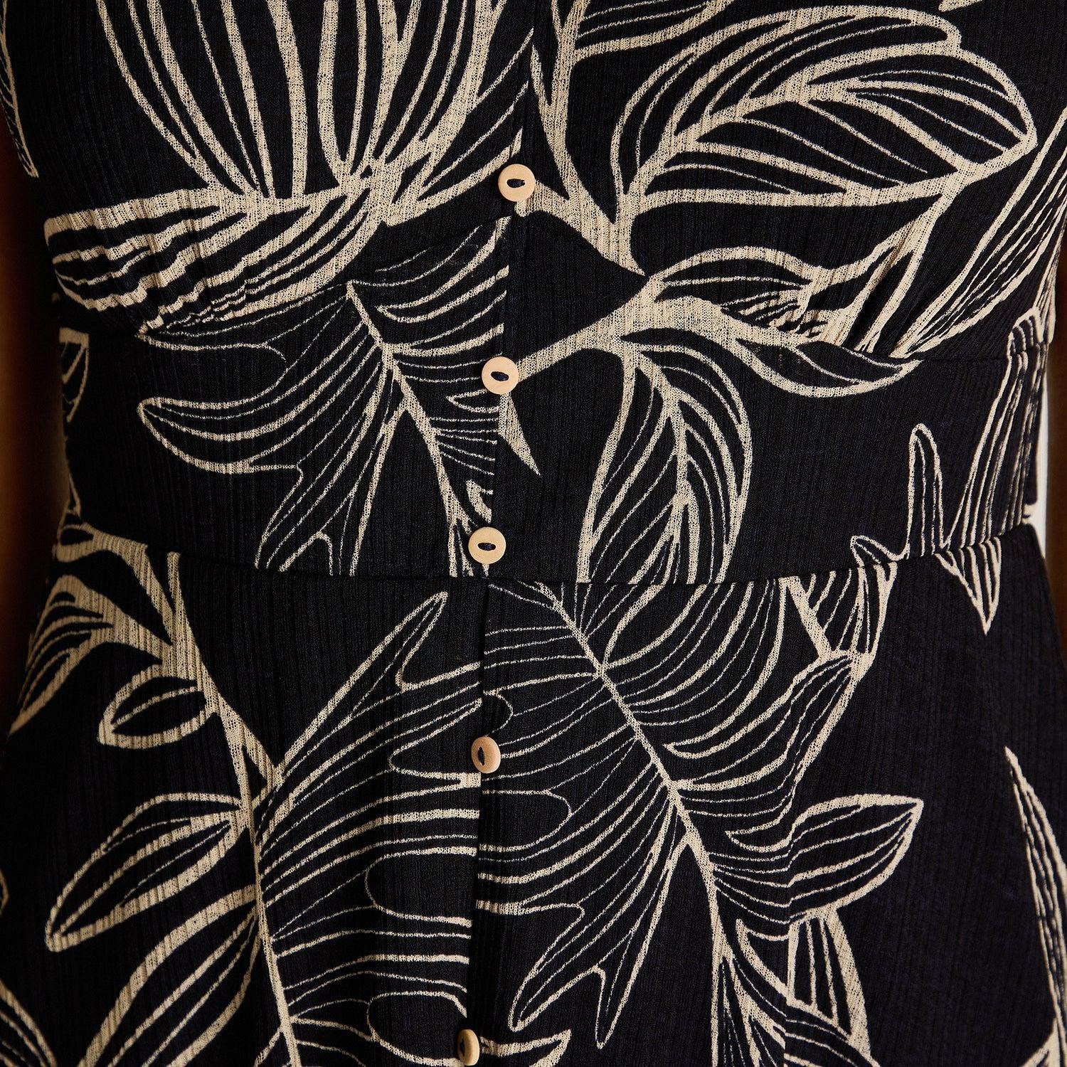 Vestido Maxi Azul Muy elasticado Con Forro Calce Normal-2