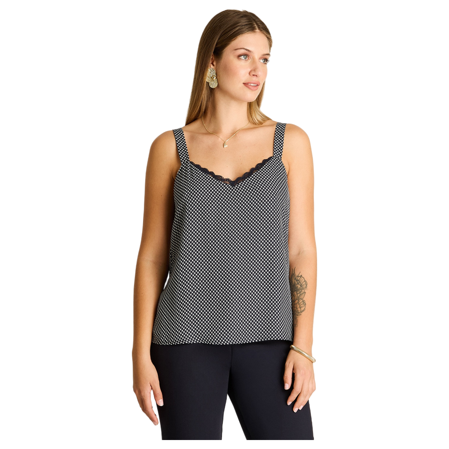 Blusa Pabilo Lencera con Tirantes Ajustables-0