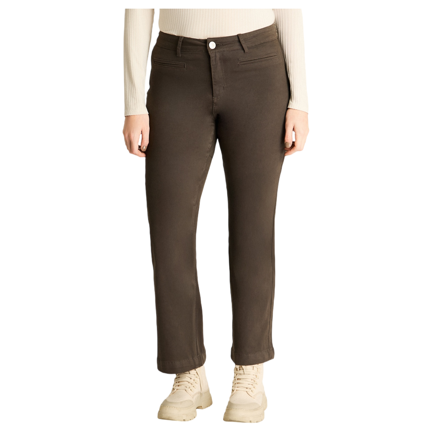 Jeans Wide Leg Gris Oscuro-0