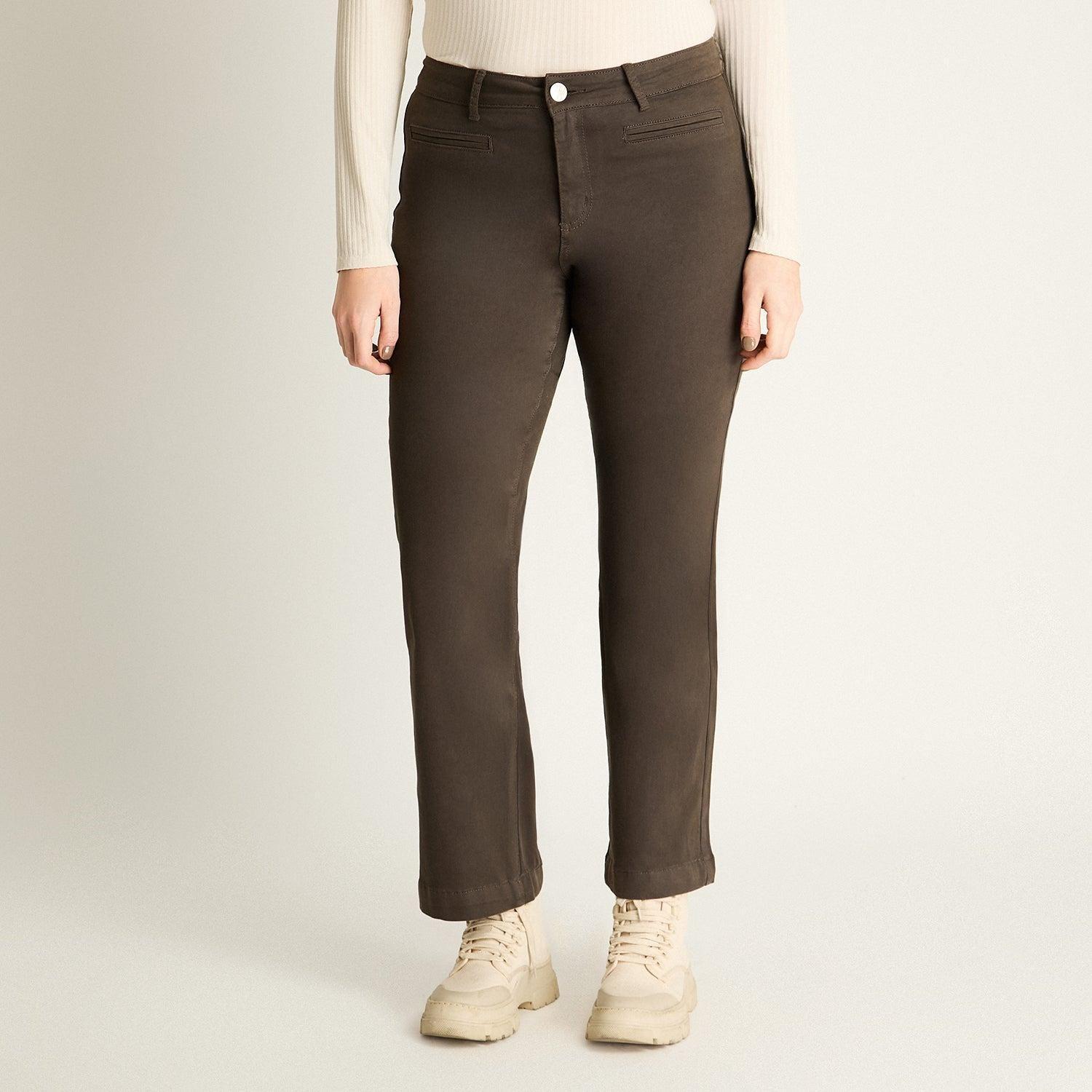 Jeans Wide Leg Gris Oscuro-1