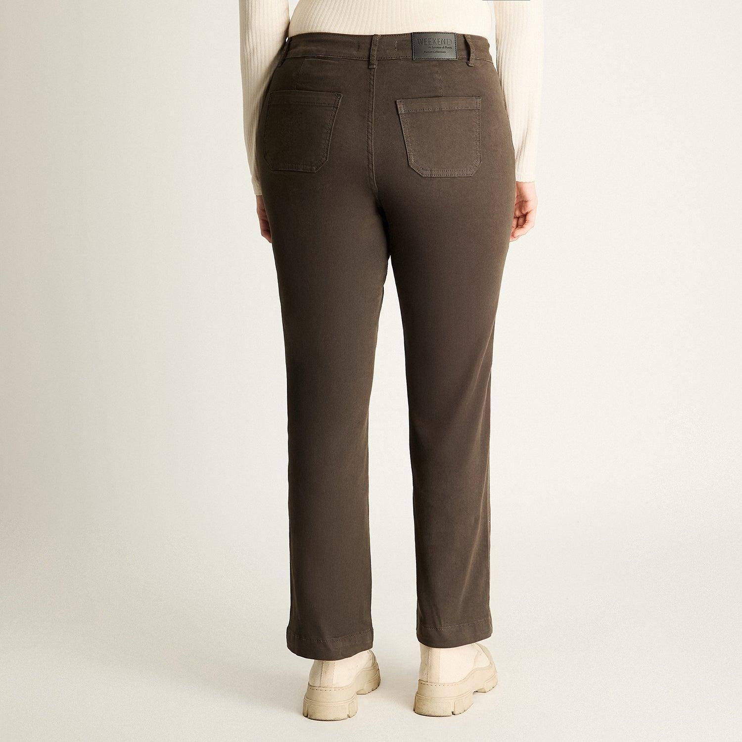 Jeans Wide Leg Gris Oscuro-2