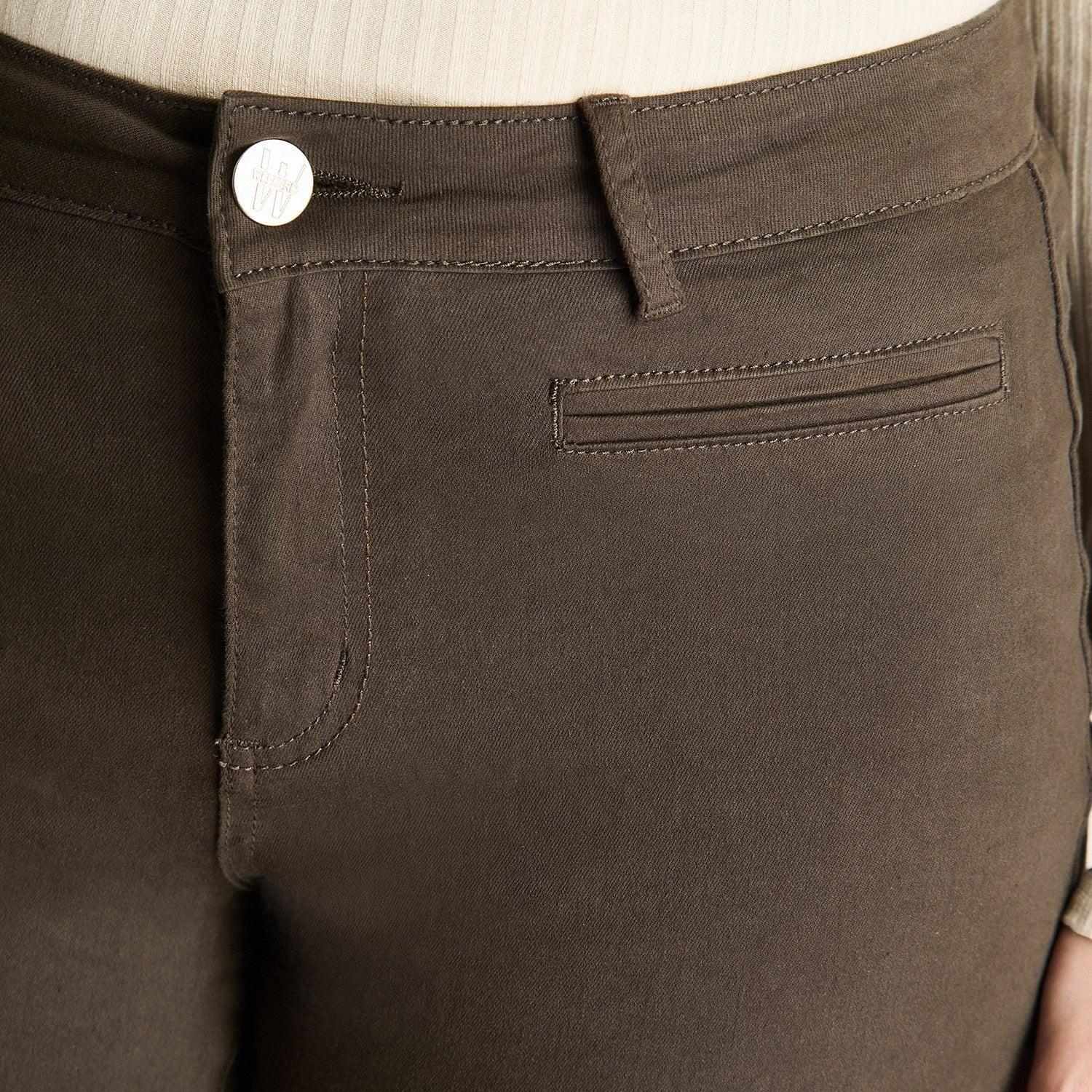 Jeans Wide Leg Gris Oscuro-3