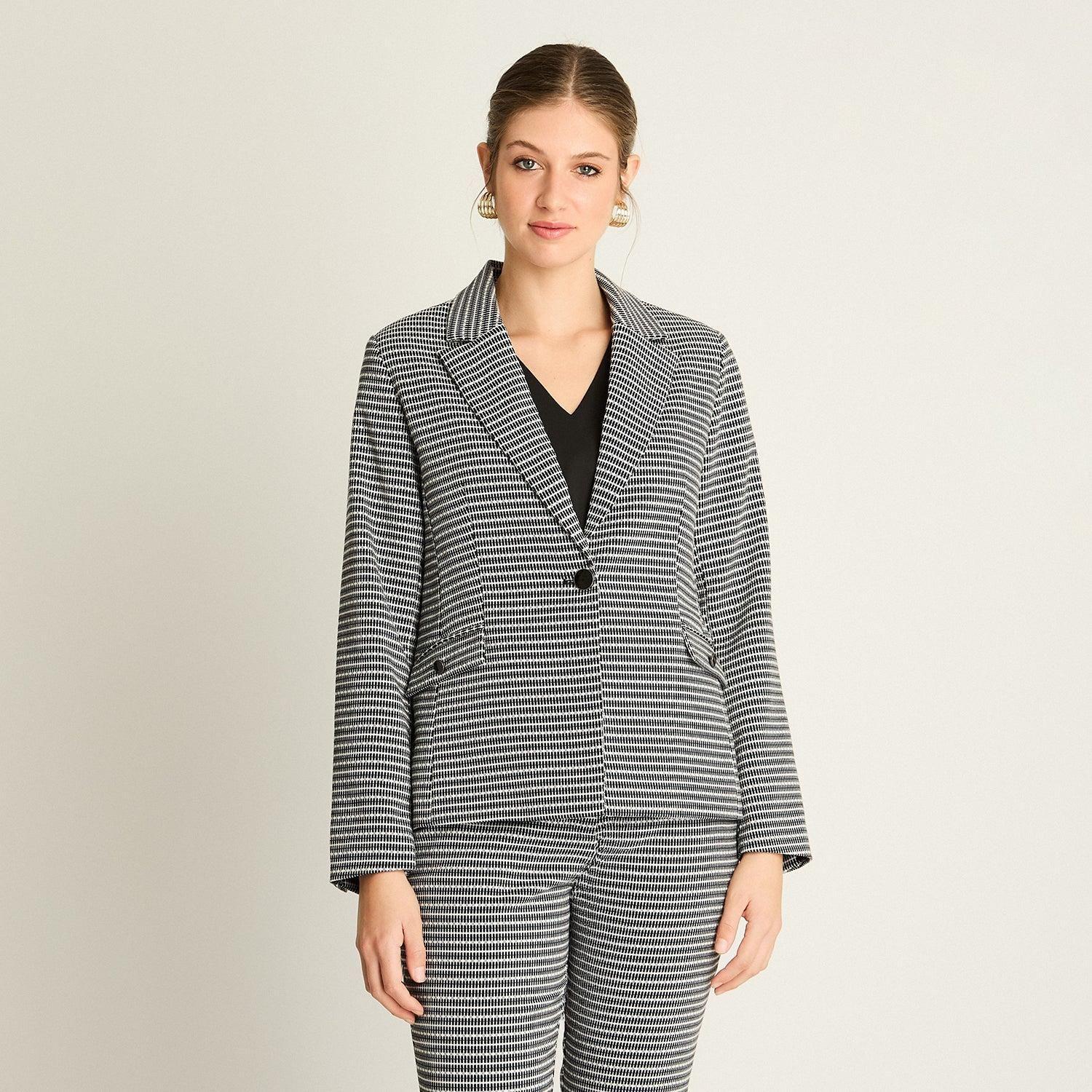 Blazer Crudo Estampado-0