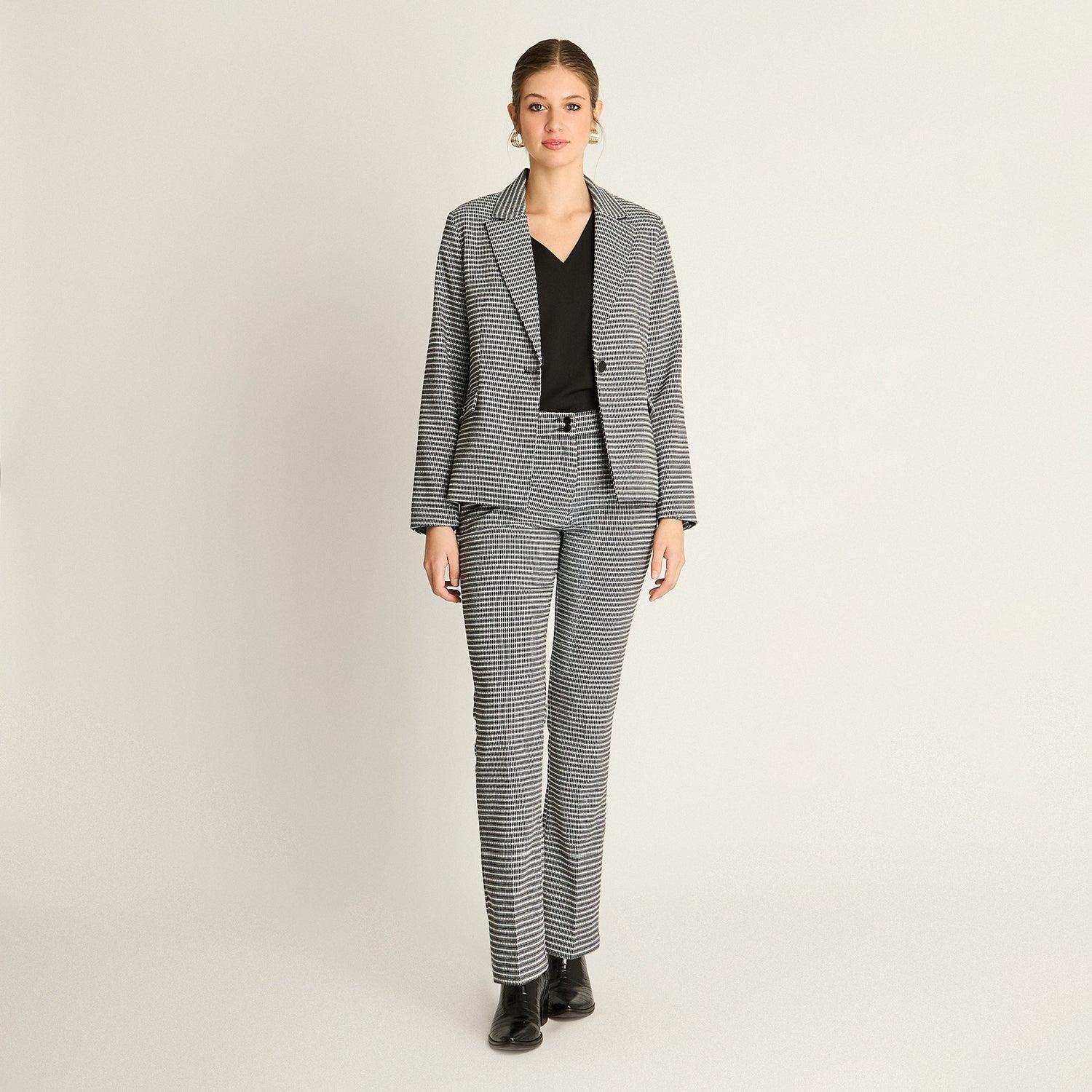 Blazer Crudo Estampado-3