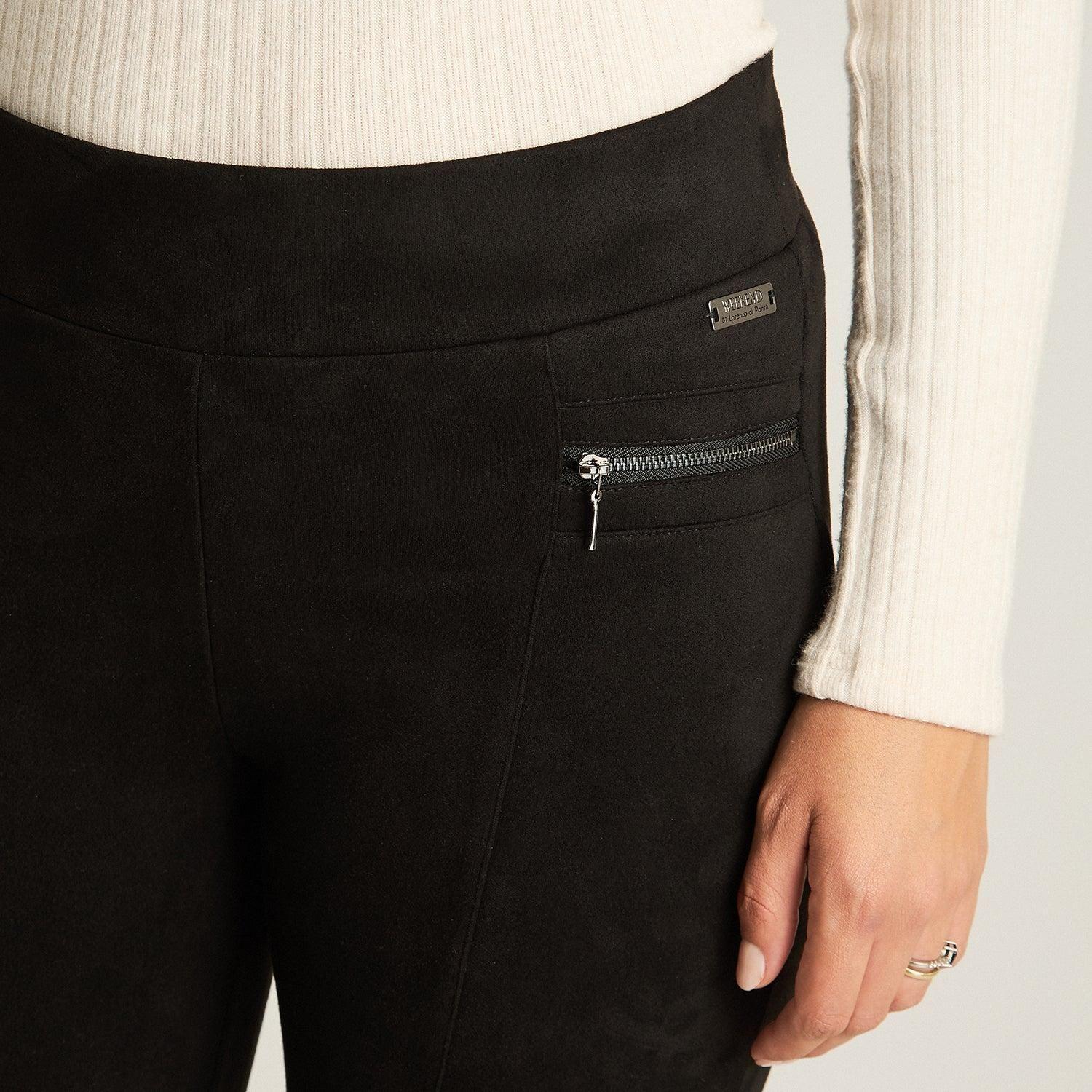 Calza Negra en Suede Slim-2