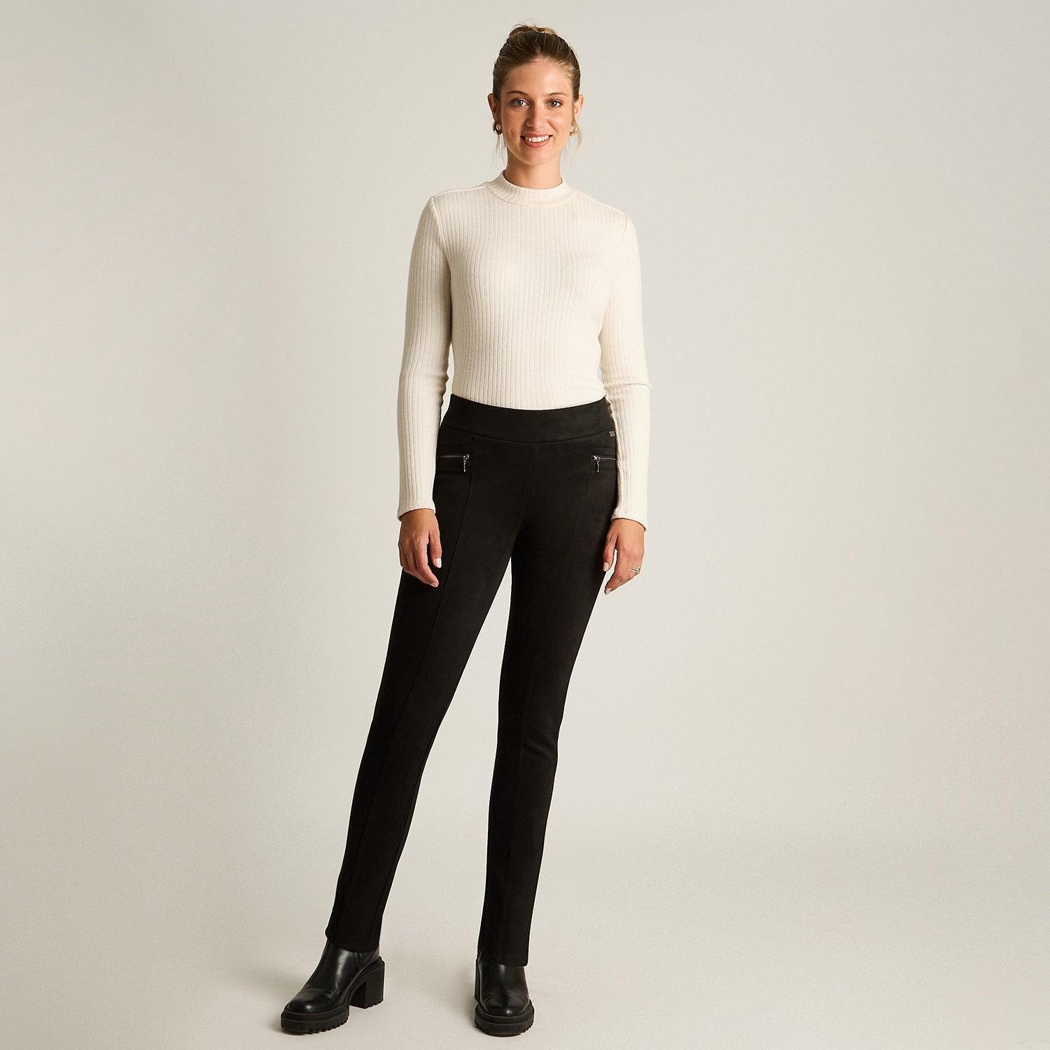 Calza Negra en Suede Slim-3