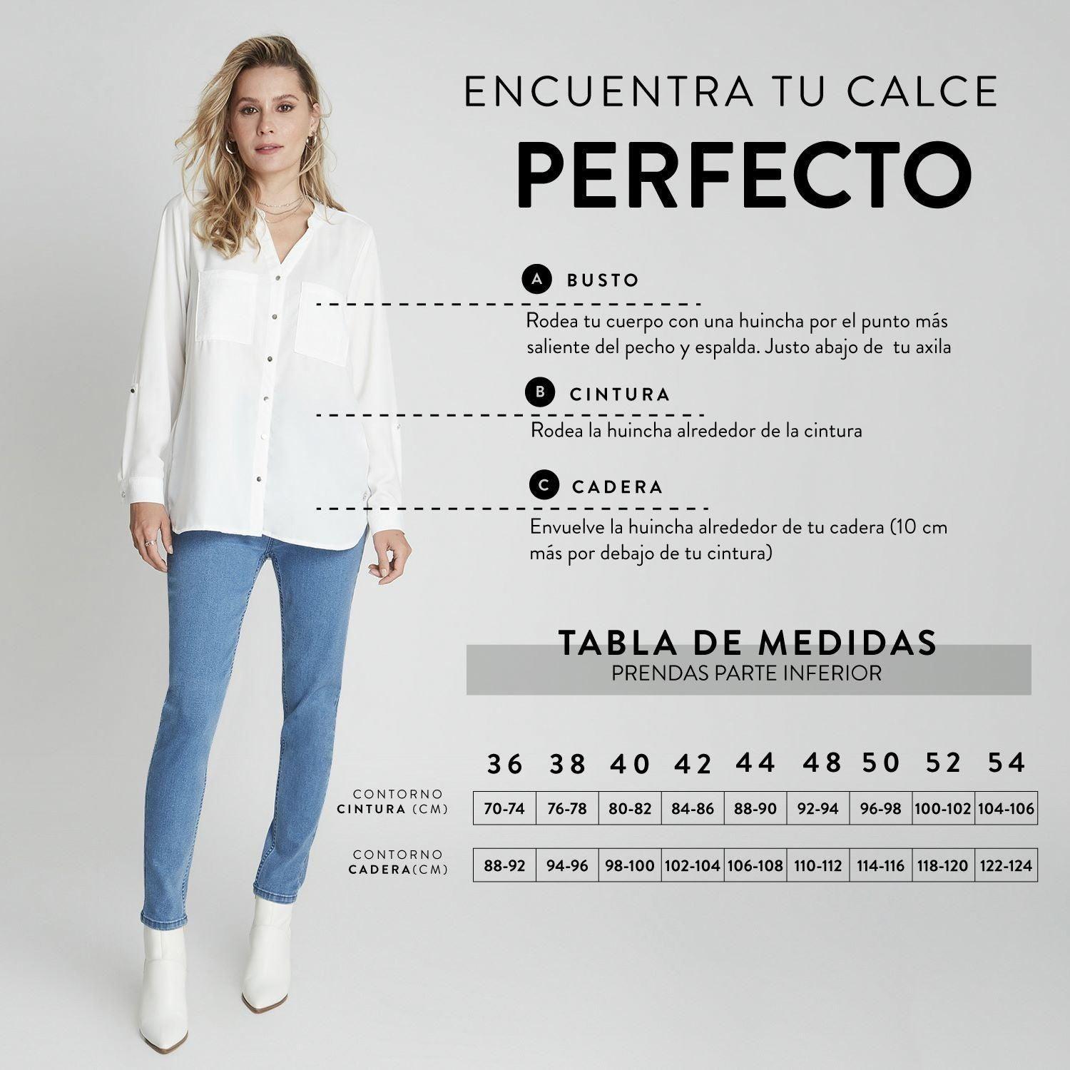 Jeans Beige Flare Elasticidad Media Calce Ajustado-4