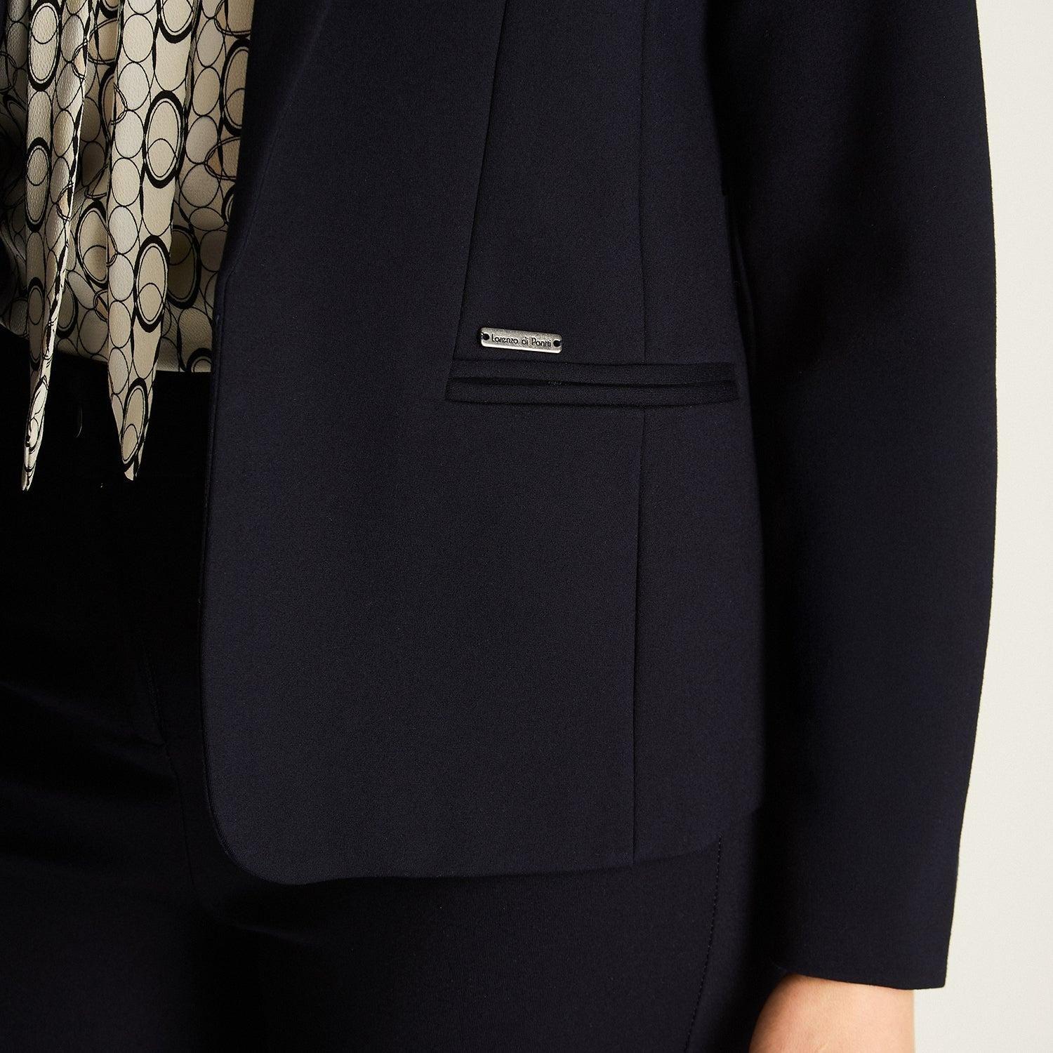 Blazer Azul Entallado-2