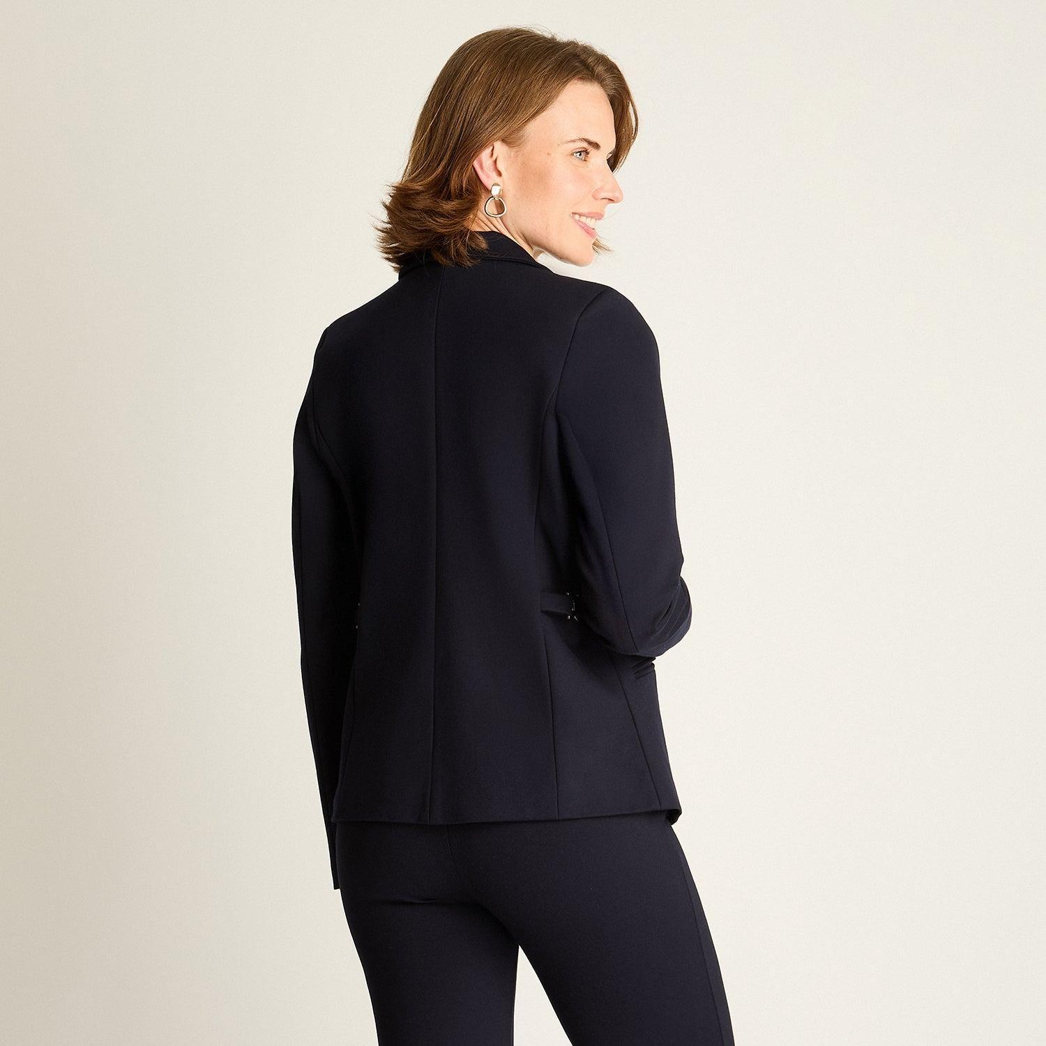 Blazer Azul Entallado-5