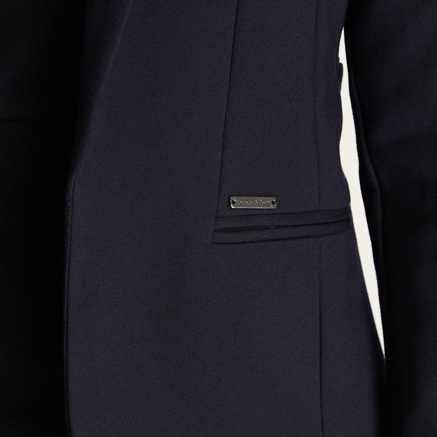 Blazer Azul Entallado-6