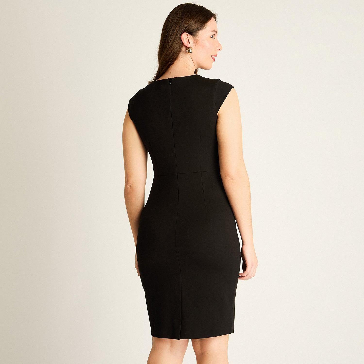 Vestido Negro Entallado-3