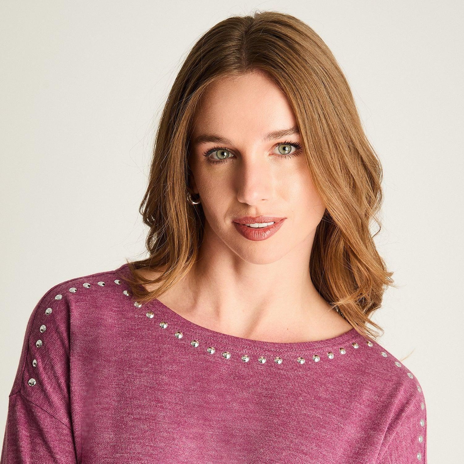 Polera Lanilla Con Straps Magenta-2