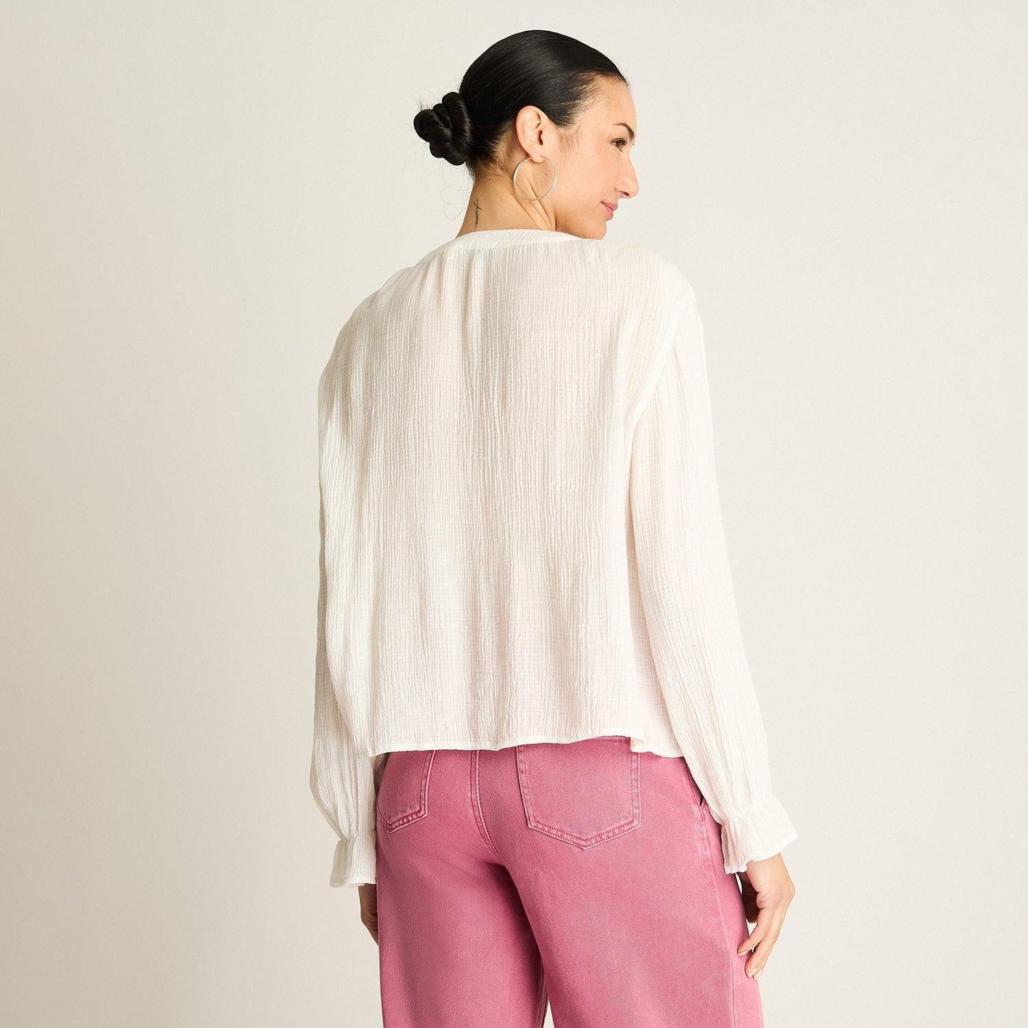 Blusa Crudo Bordado Romántico-1