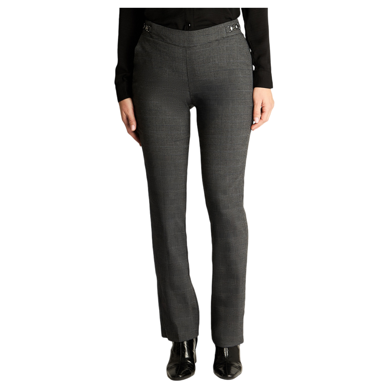 Pantalón Sastrero Con Cadena En Costados Azul-4