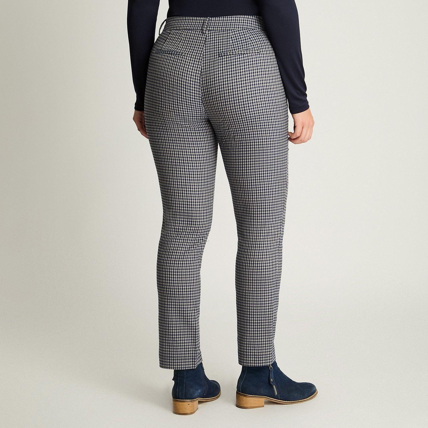Pantalón Slim Print Azul-1
