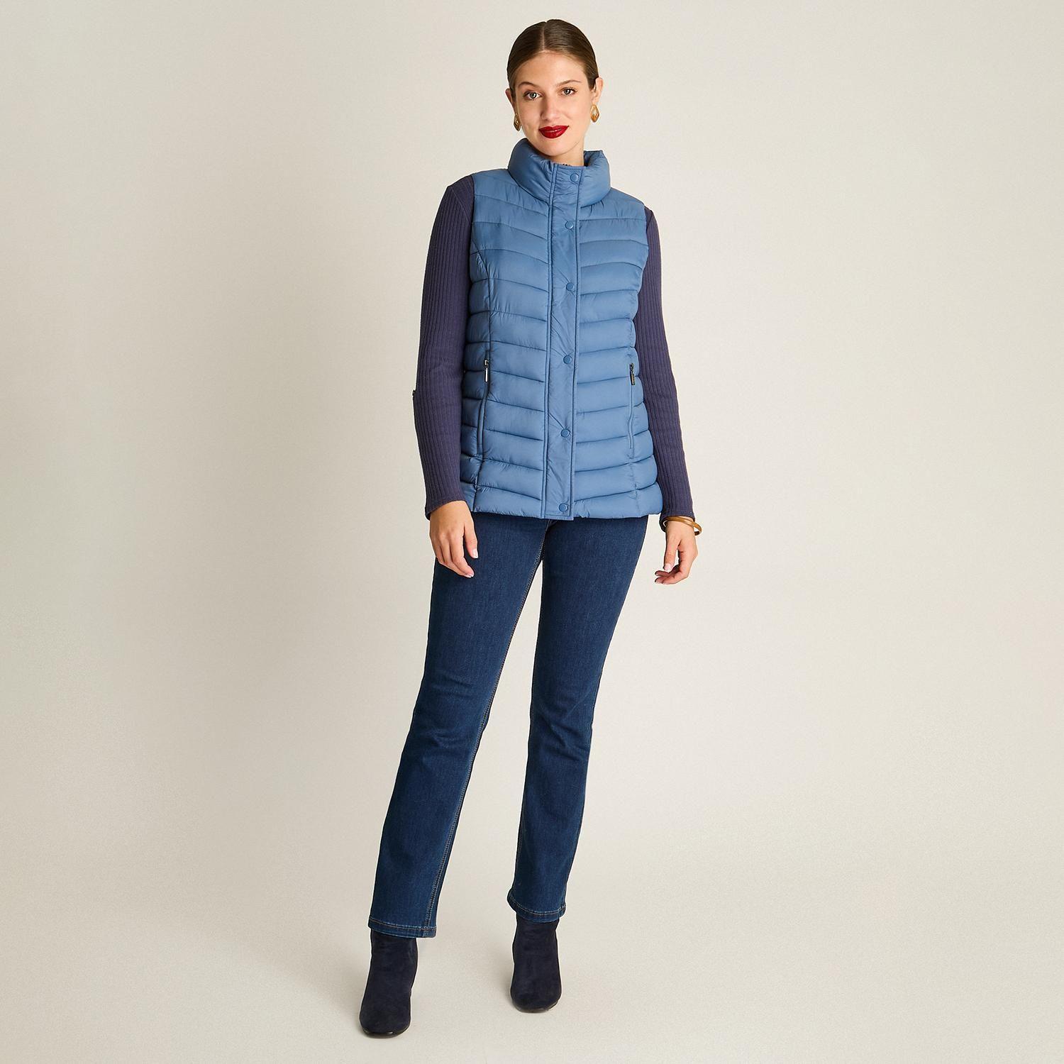 Parka Sin Mangas Diseño Quilted-3