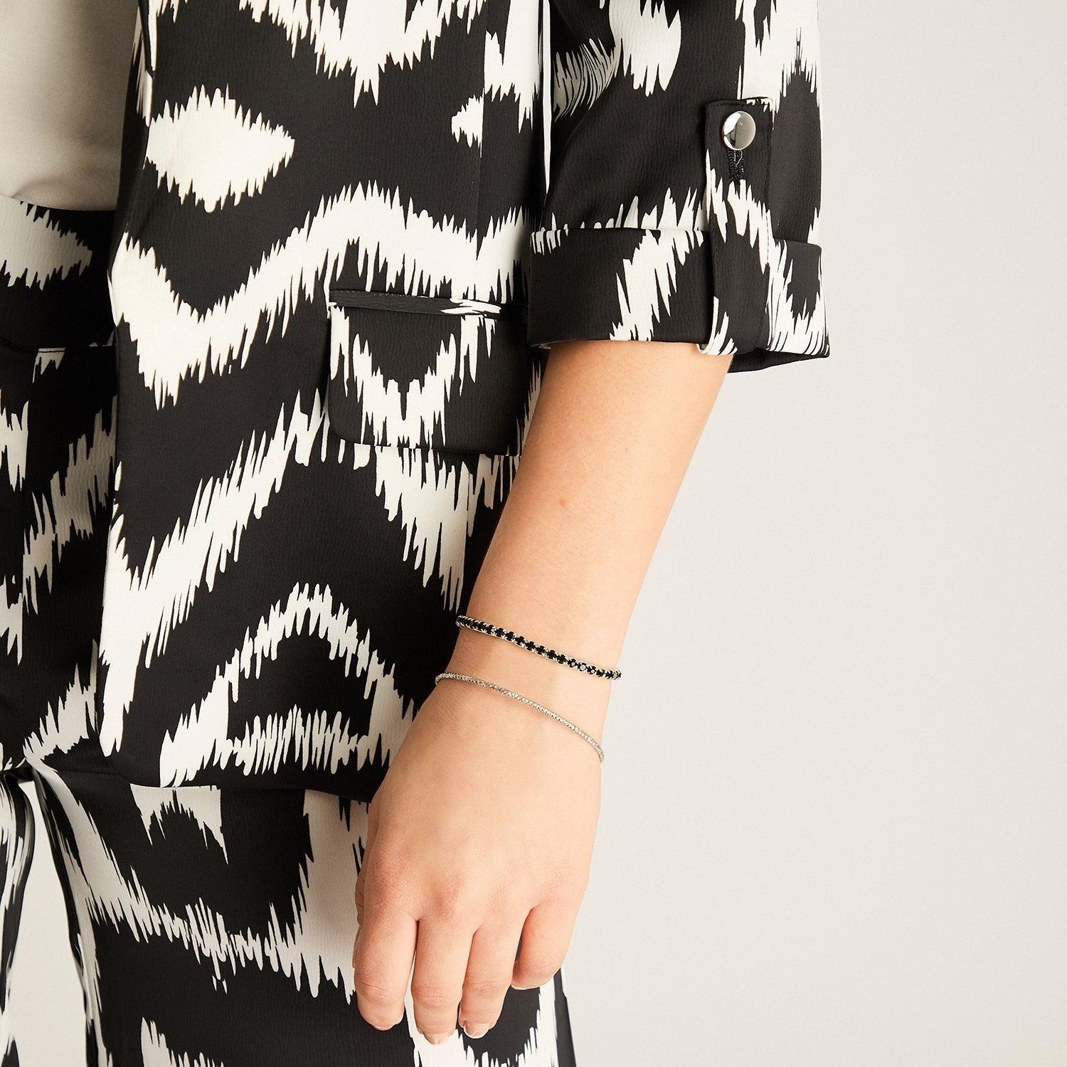 Blazer Crudo Estampado Zebra-2