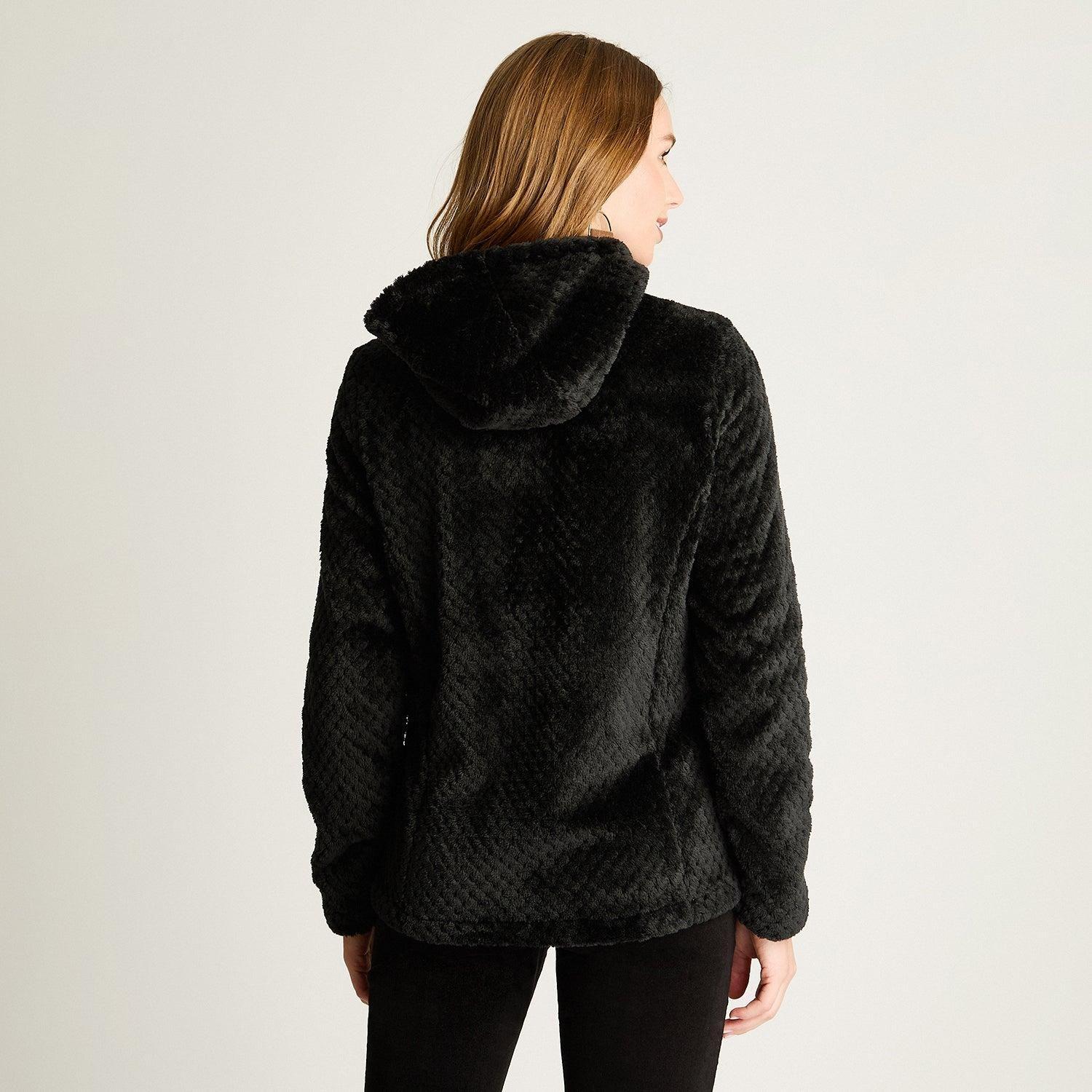 Polerón Polar Waffle Negro-1