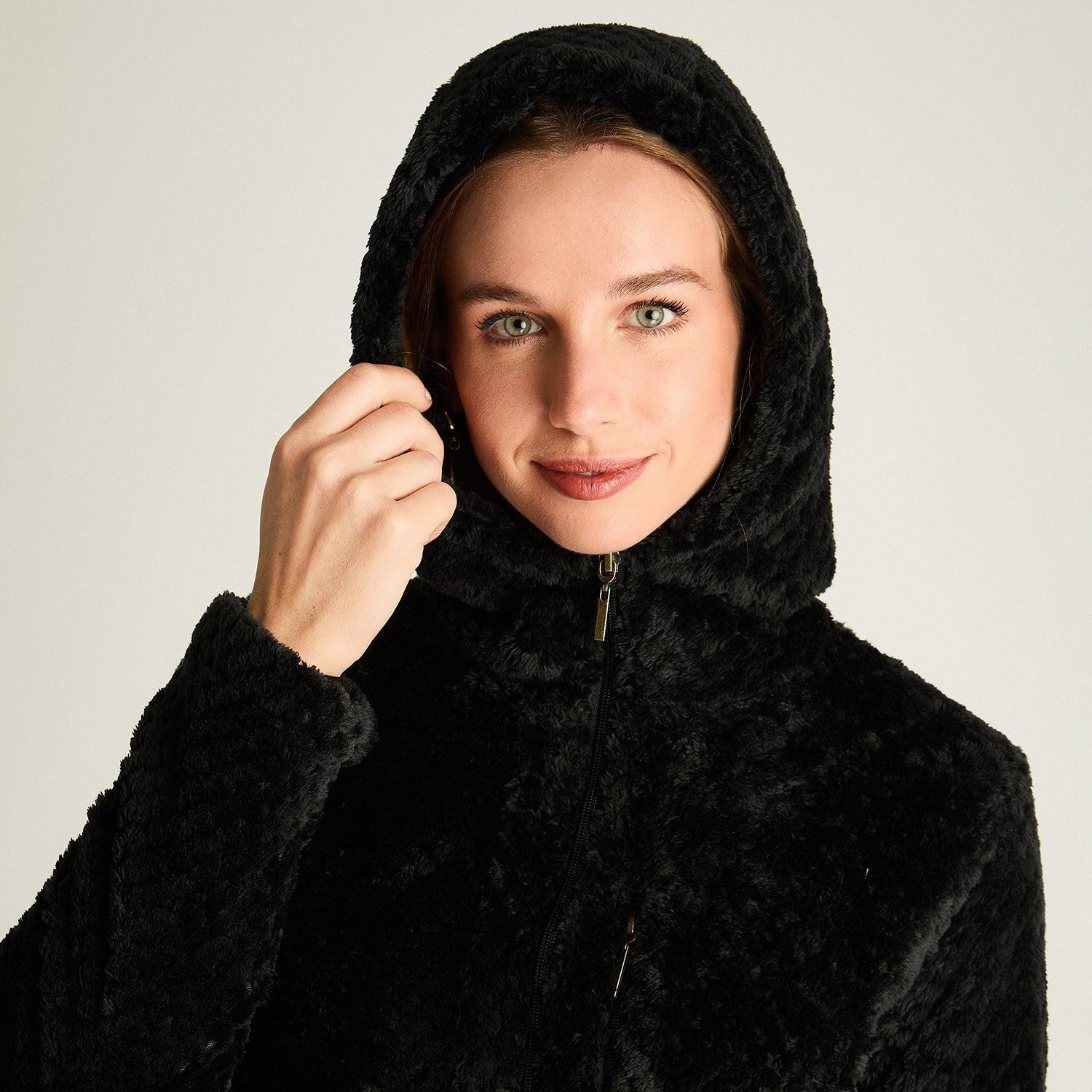 Polerón Polar Waffle Negro-2