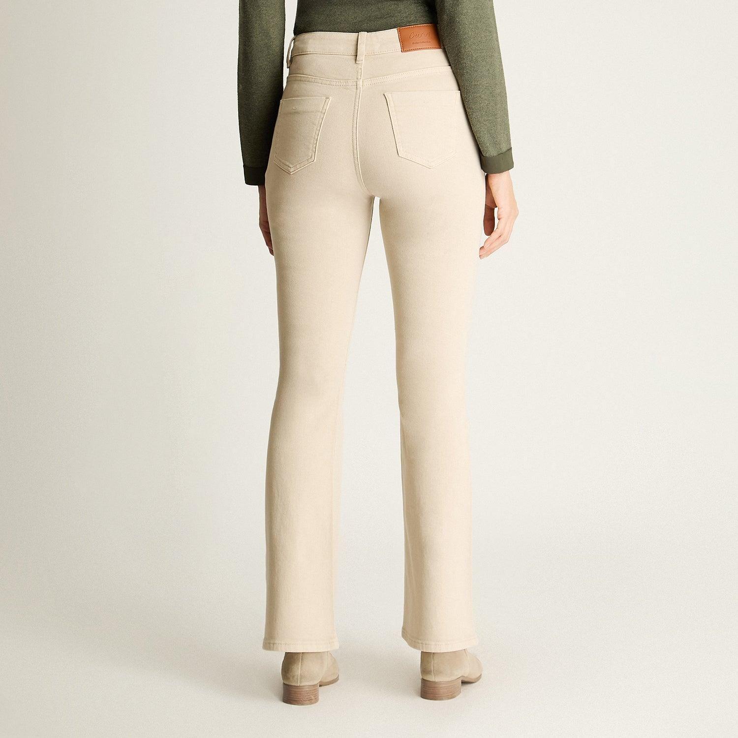 Jeans Flare Lavado Beige-0