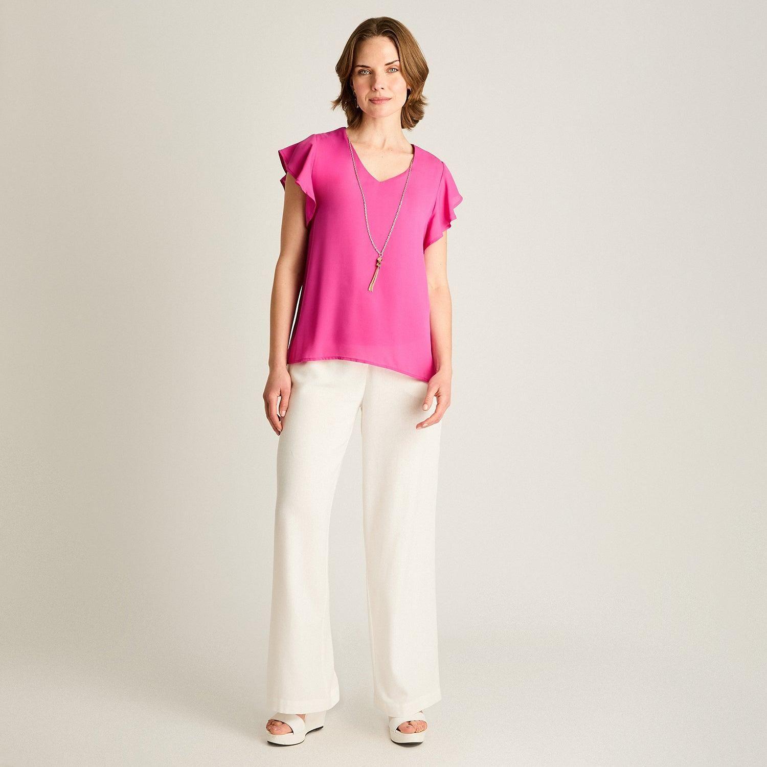 Blusa Morado con Collar-3