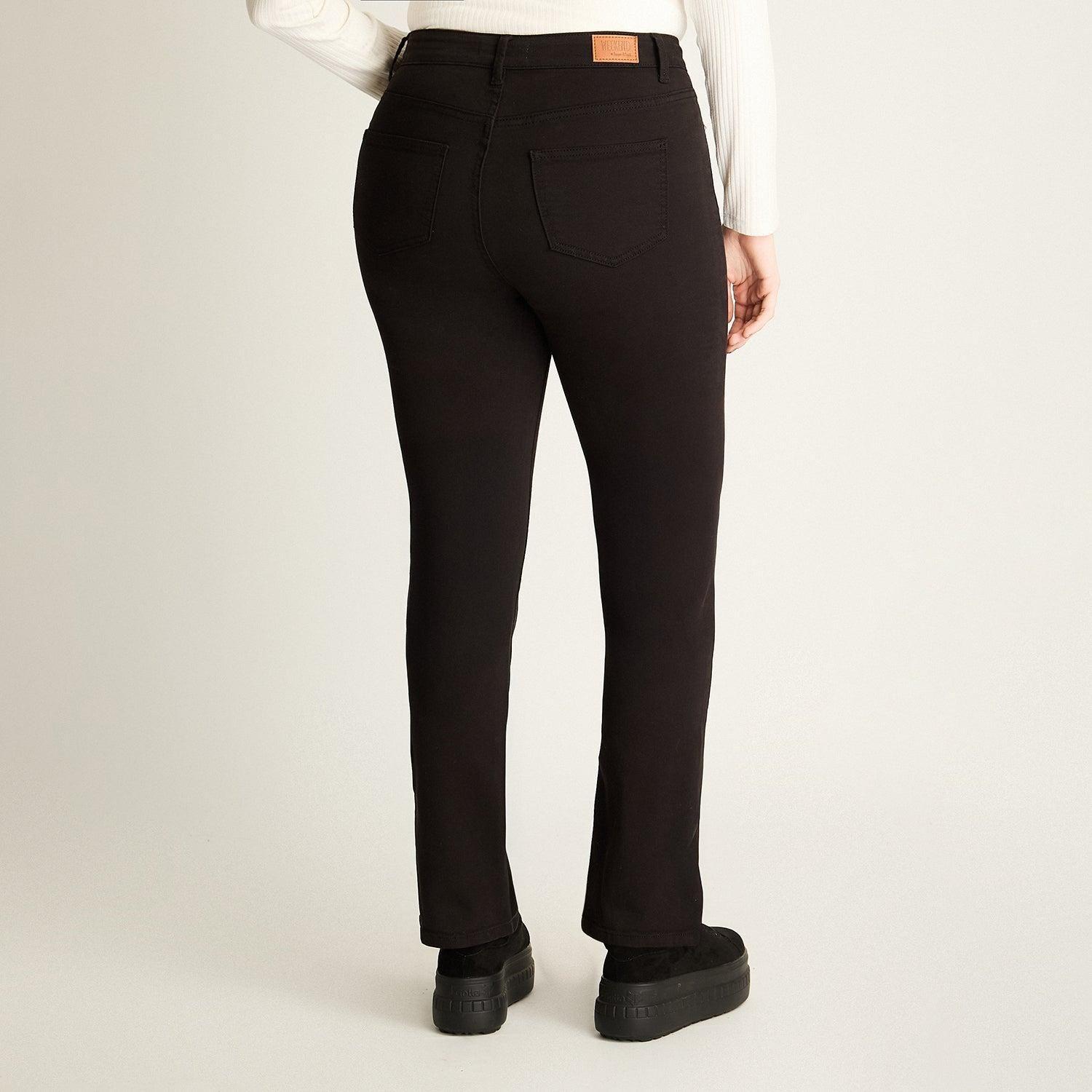 Jeans Negro Recto 5 Bolsillos-1