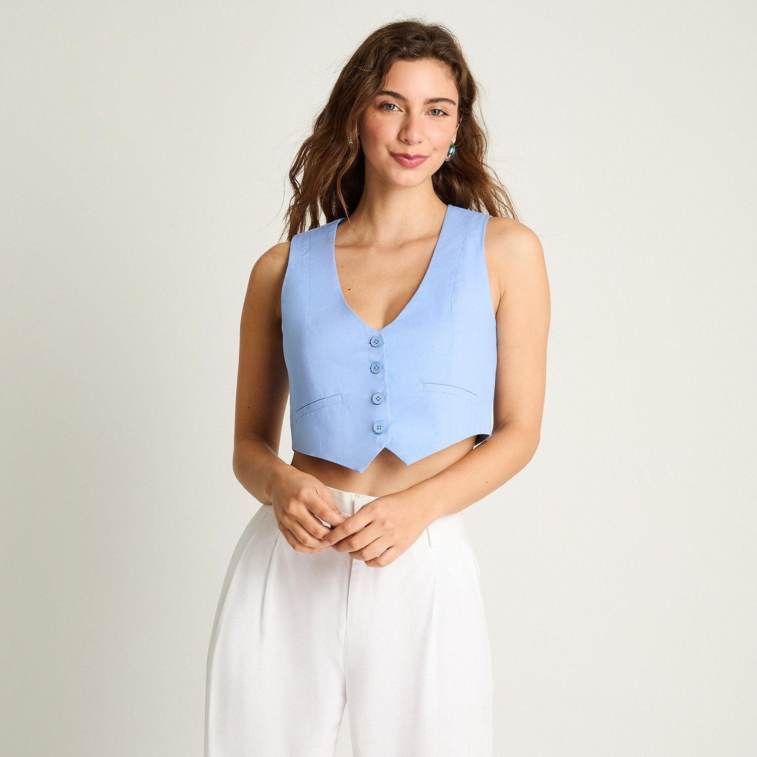 Gilette De Lino Celeste-0