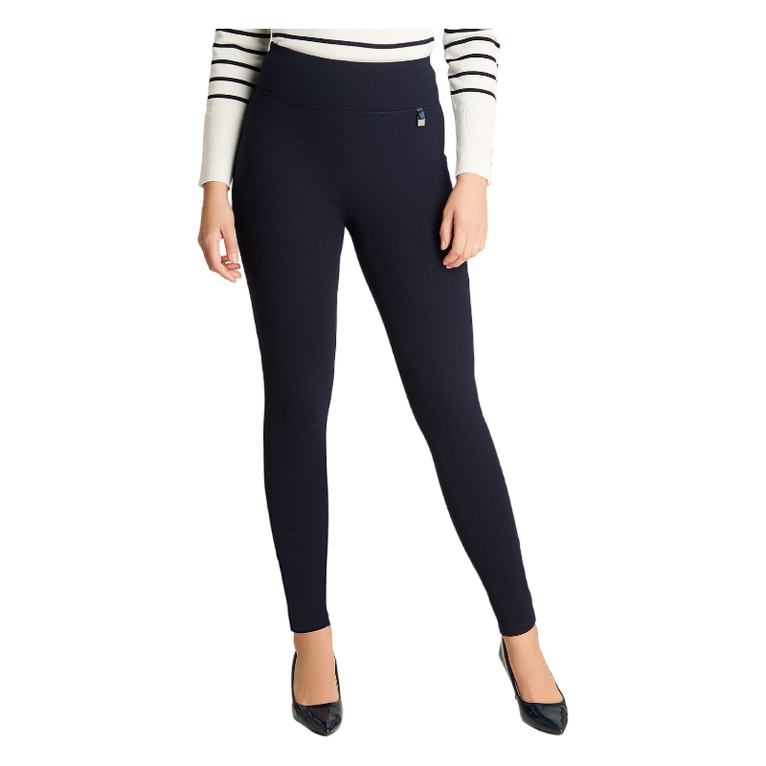 Calza Slim Con Control De Abdomen Azul-0