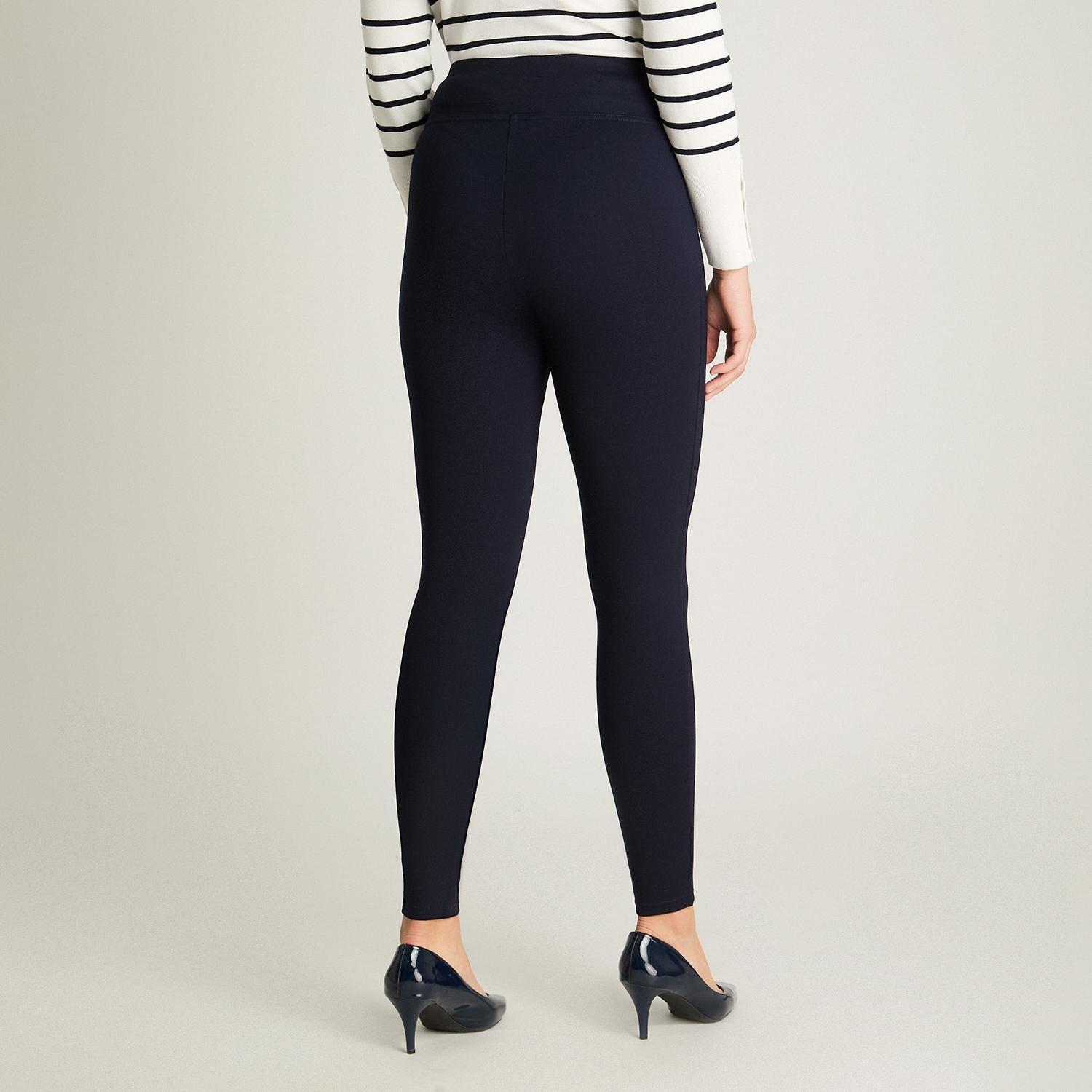 Calza Slim Con Control De Abdomen Azul-1