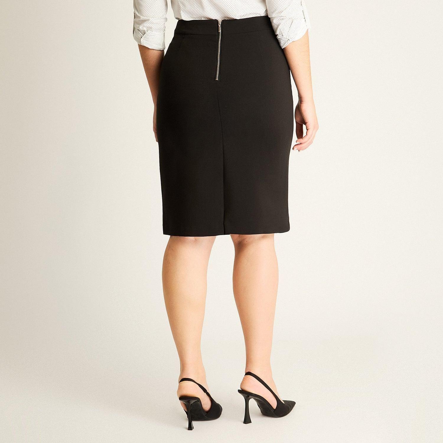 Falda Negra Midi-1