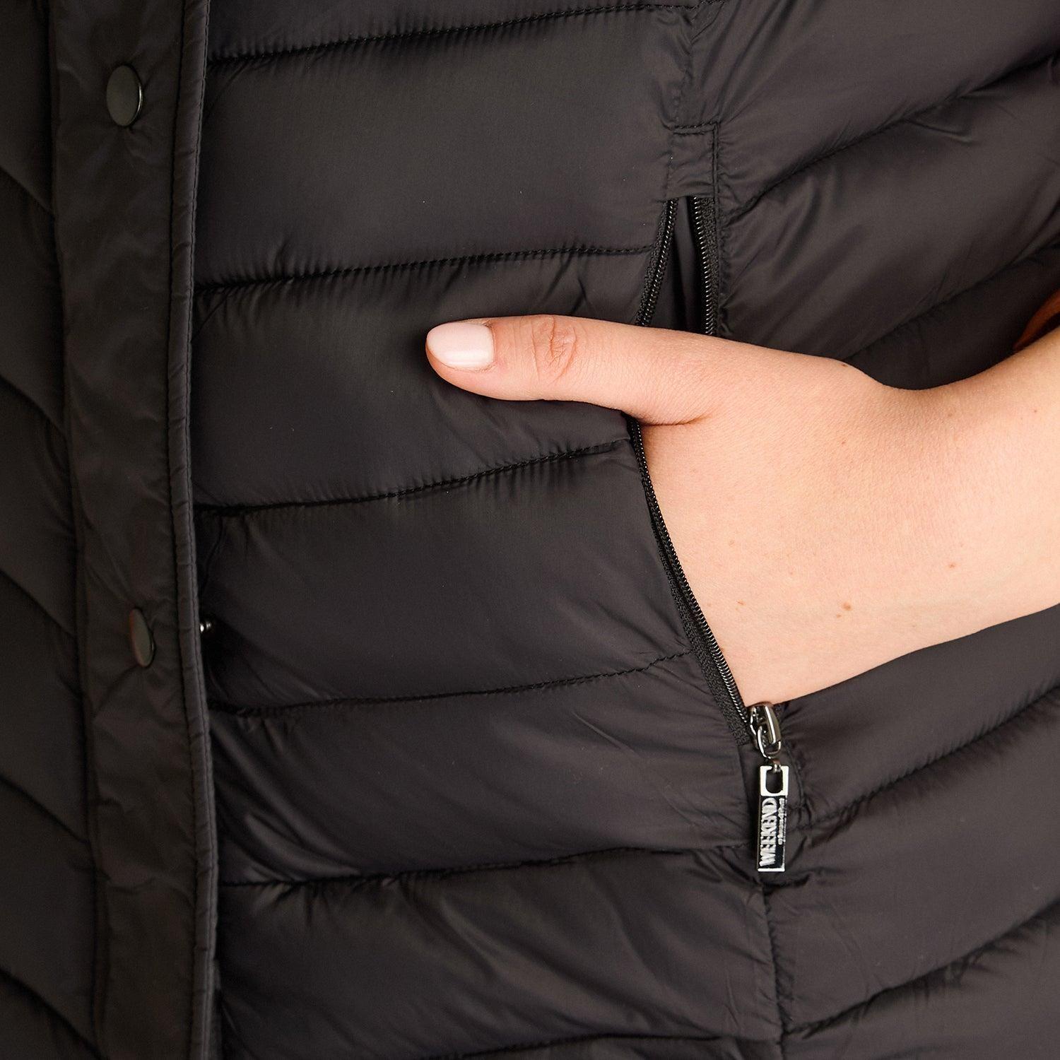 Parka Sin Mangas Diseño Quilted-2