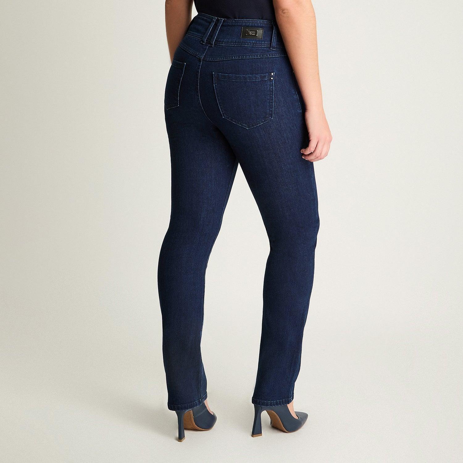 Jeans Straight Azul Marino-1